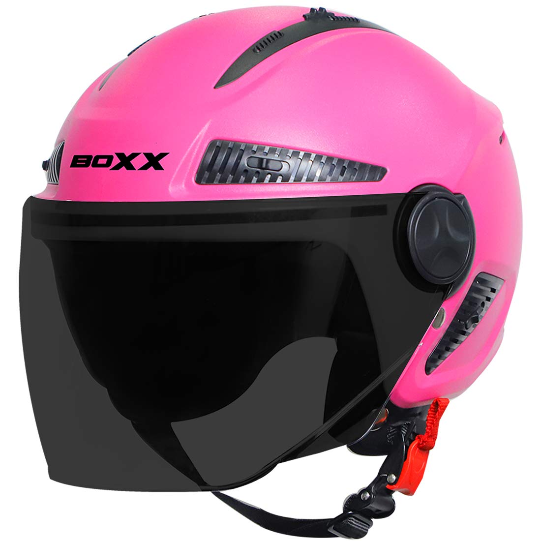 Buy Steelbird BoXX Dashing ISI Certified Open Face Helmet for Men and