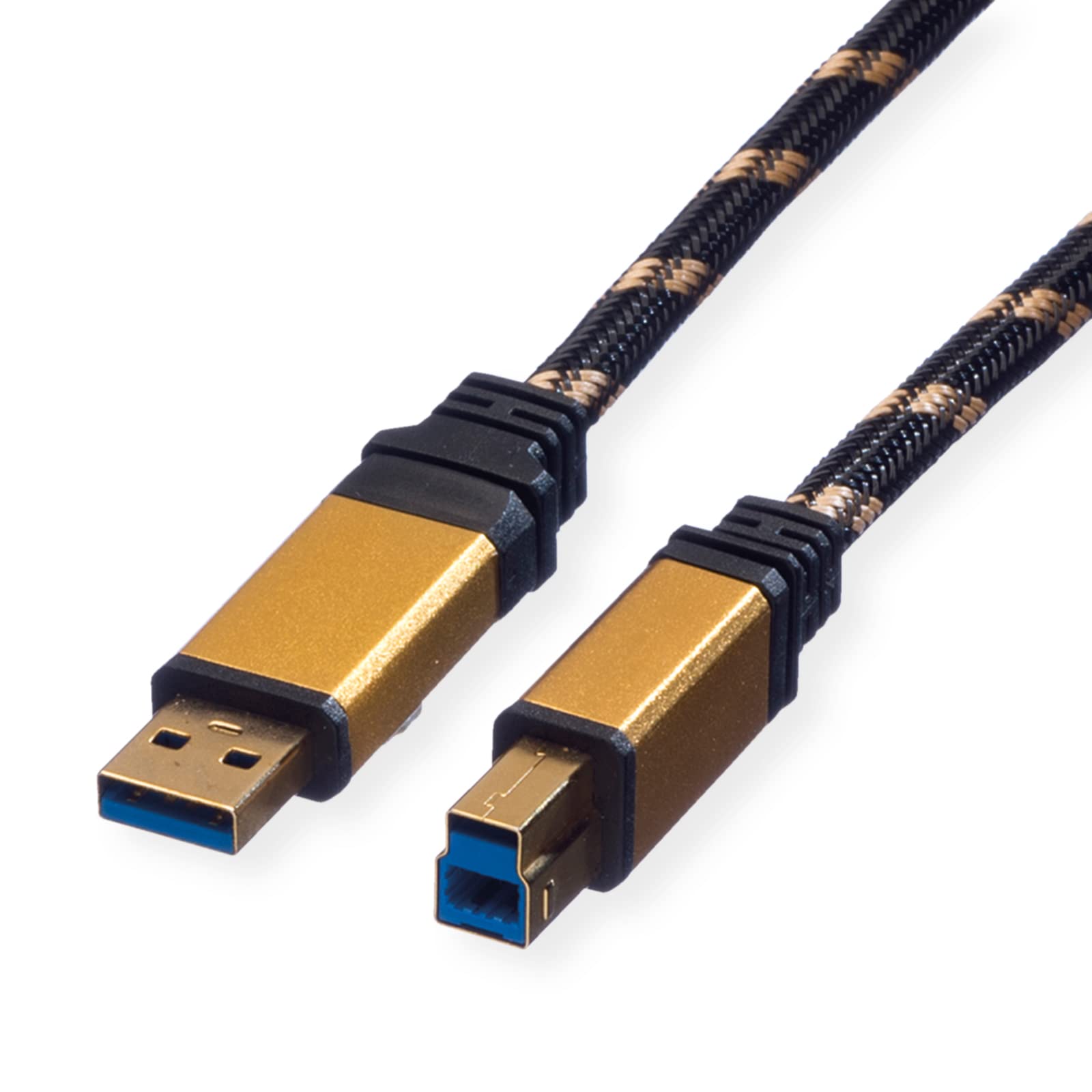 ROLINE Gold USB 3.0 Cable Type A-B 0.8m Male/Male