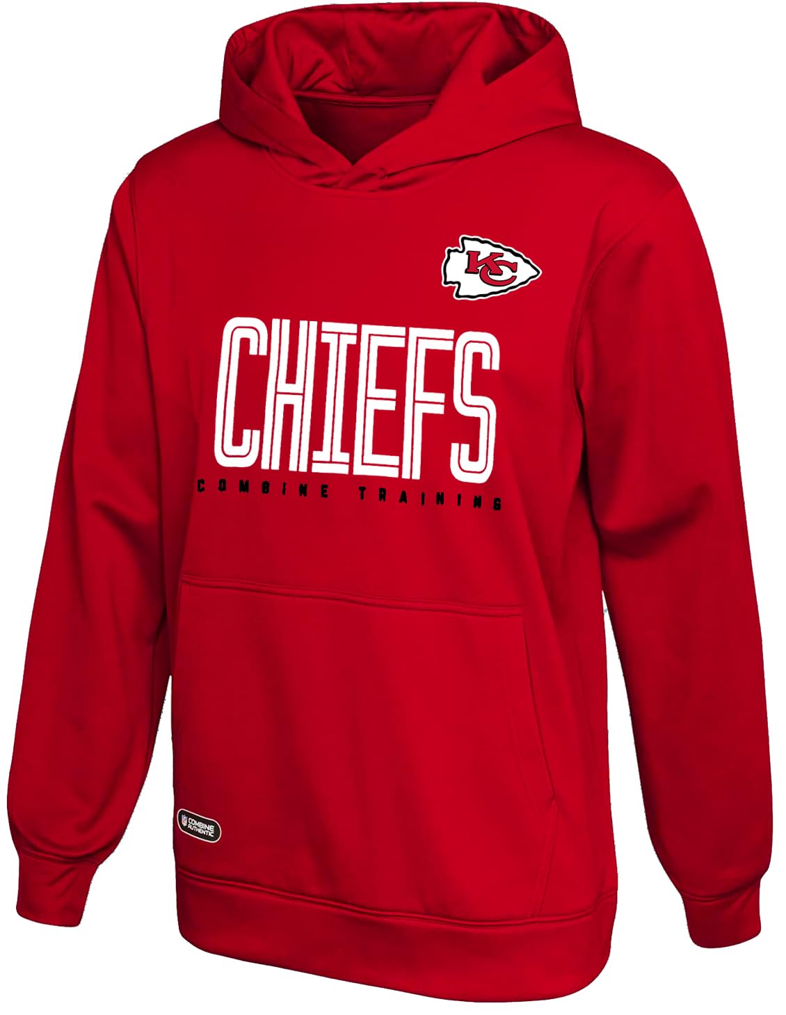 NFL Youth 8-20 Huddle Up Team Color Performance Primary Logo Pullover Hoodie