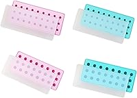 Vista 2 de Molde de bandeja para cubitos de hielo, molde de leche de flujo amarillo de llenado de corazón, molde de pastel de luna de fusión lenta, cubo