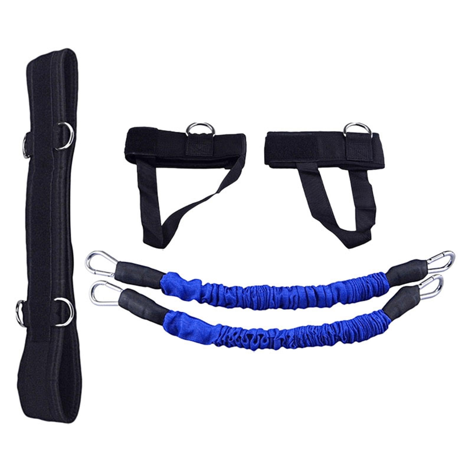 Box-Widerstandsbänder-Set, Übungsbänder zum Laufen, Taekwondo, Kickboxen, Blau, 27,2 kg