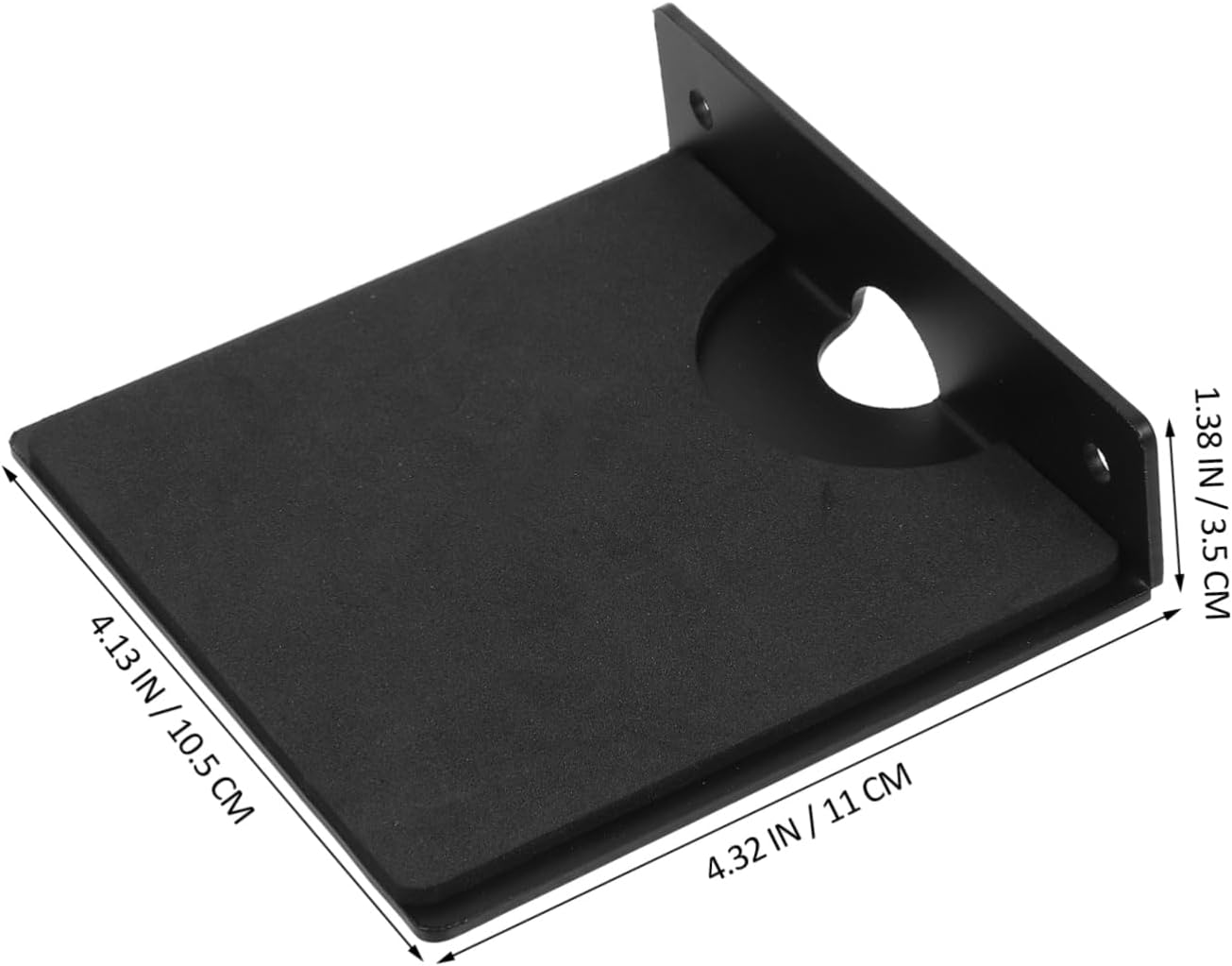 4pcs Speaker Wall Mount Stand and Felt Material for Wall Speakers Space-Saving for Bedroom Living Room