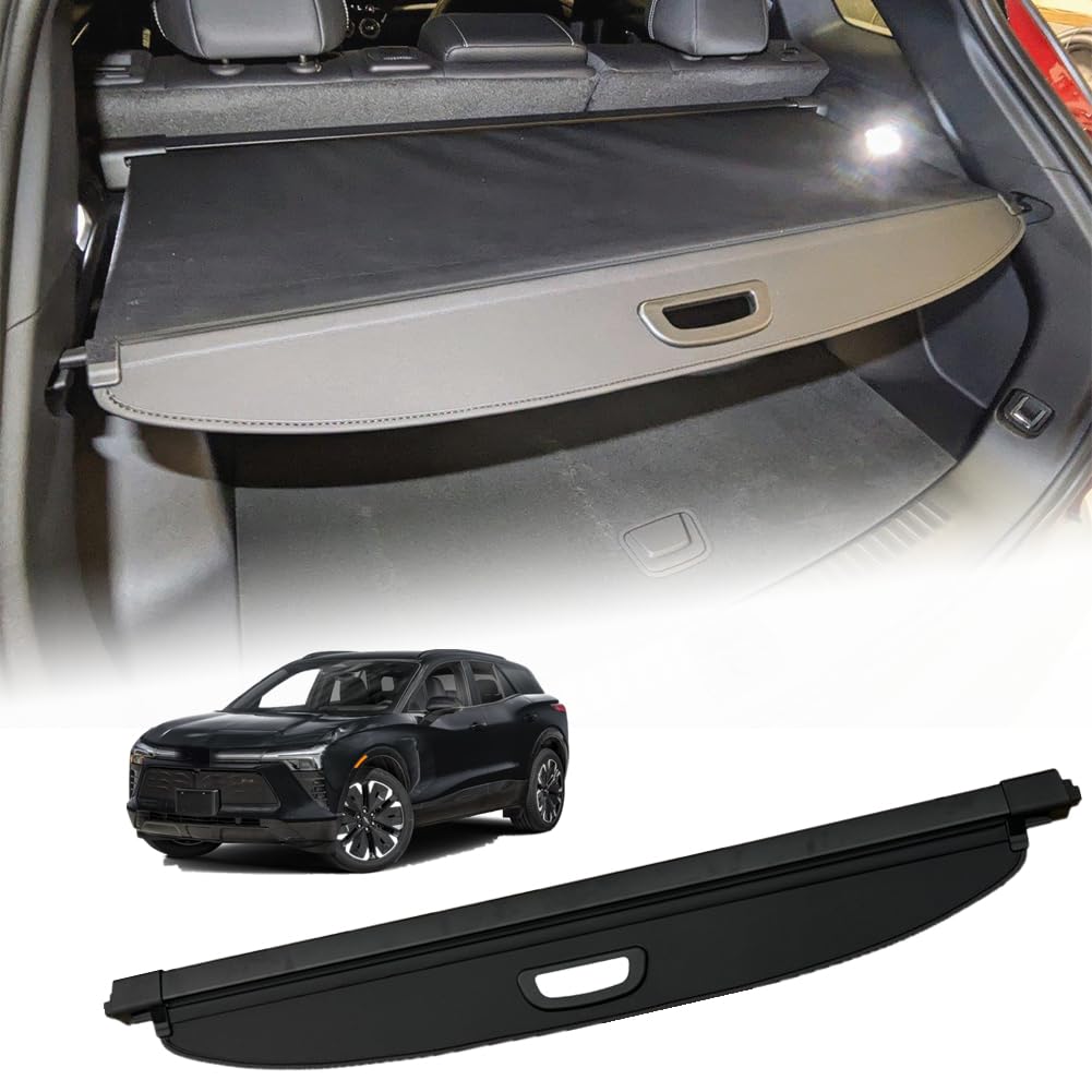 Compatible with All-New Blazer EV 2025 2024 Rear Cargo Security Shade Cover Privacy Screen Retractable Rear Storage Tonneau Cargo Cover Luggage Security Shield Shade
