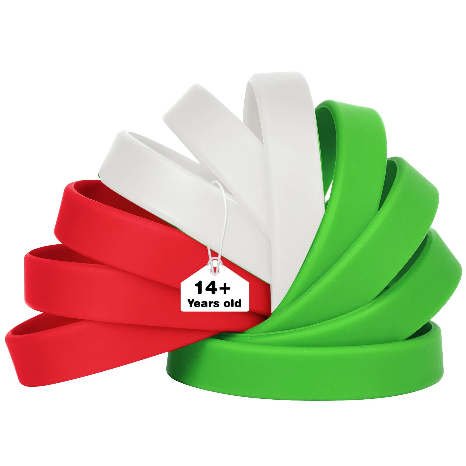 LVNRIDS 50 Stück Silikon Armbänder Männer Frauen Sport Gummi elastische Silikonarmband Bulk Geschenke für Lehrer liefert Party