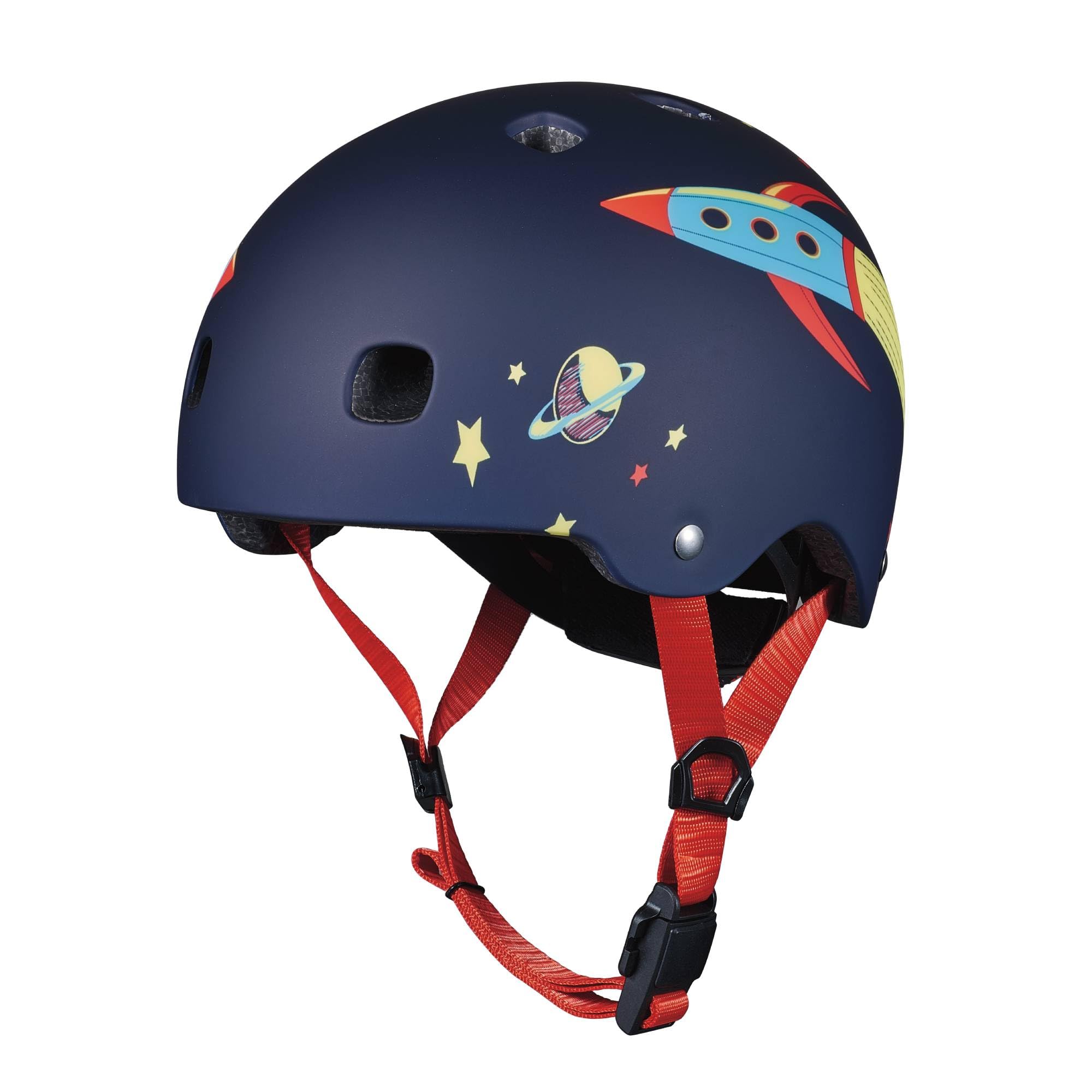 Casco Micro® v2 - Ultraligero 320gr, Luz Seguridad, Casco y Almohadilla Interior de una Sola Pieza (Talla M (52-56 cm), Rocket)