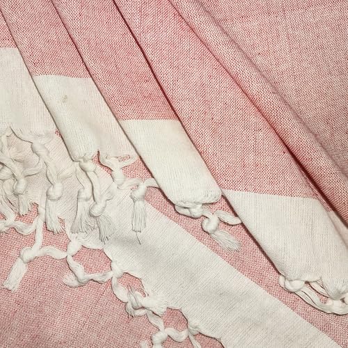 Image of Khadi Handloom Handmade 210TC Single Bed Sheet Cotton 7.5X5 feet Superfine Premium Cotton bedsheet Single Bed Single Pack