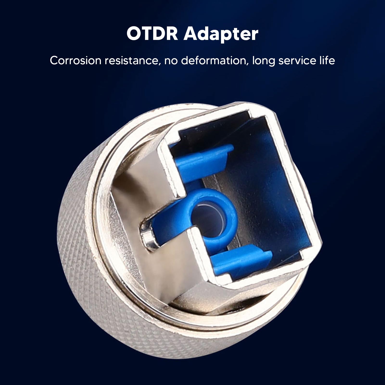 SEAFRONT Connettore in Fibra Ottica Adattatore SC Quadrato OTDR Adattatore Riflettometro nel Dominio del Tempo Ottico Connettore di Trasferimento per Tester in Fibra Ottica