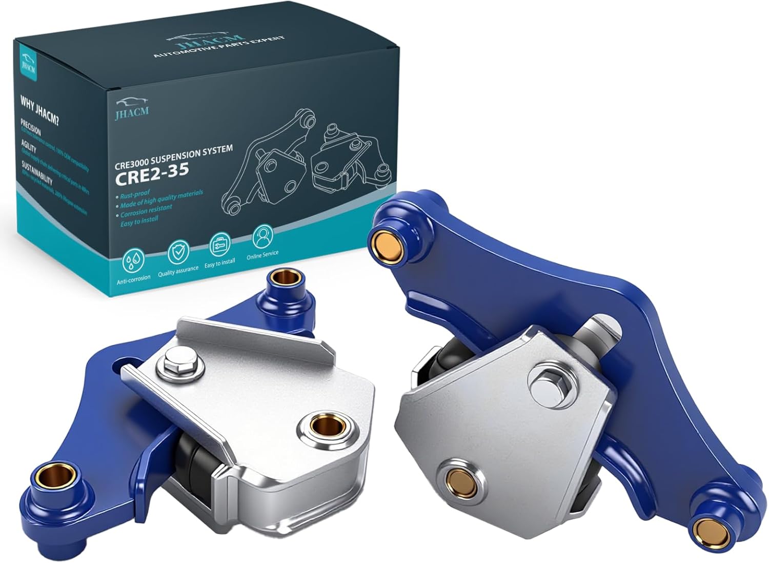 CRE3000 CRE2-35 Suspension System Tandem Axle Equalizer for 35" Wheelbase Trailers - Direct Replacement for morryde cre3000 Equalizer Suspension Parts, Heavy-Duty