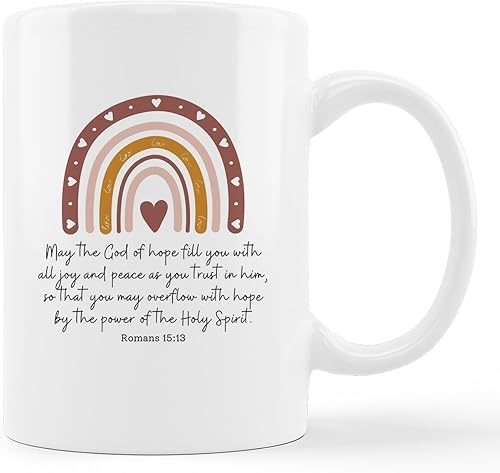 Miniatura 6 de Jeremías 29:11 de la Biblia cristiana con texto en inglés "I Know the Plans I Have for You" - Taza de cerámica con hojas de eucalipto en acuarela