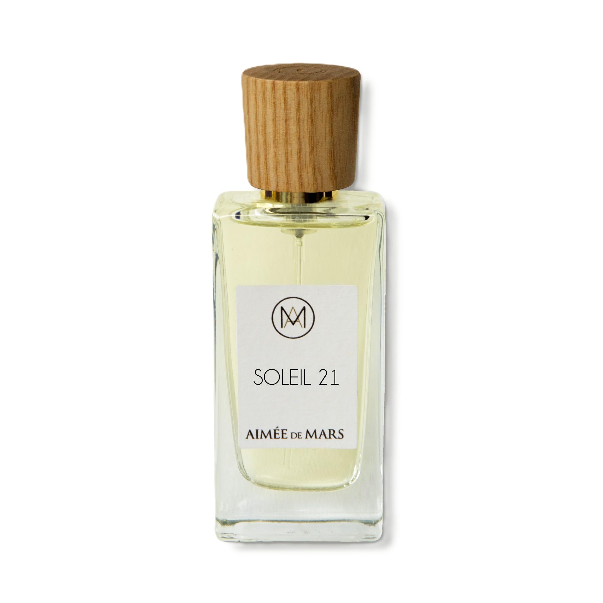 Soleil 21 – Eau de Parfum Naturelle 100% Origine Naturelle – Parfum Mixte Solaire – 30 ml – Aimée de Mars – Gamme Originelles
