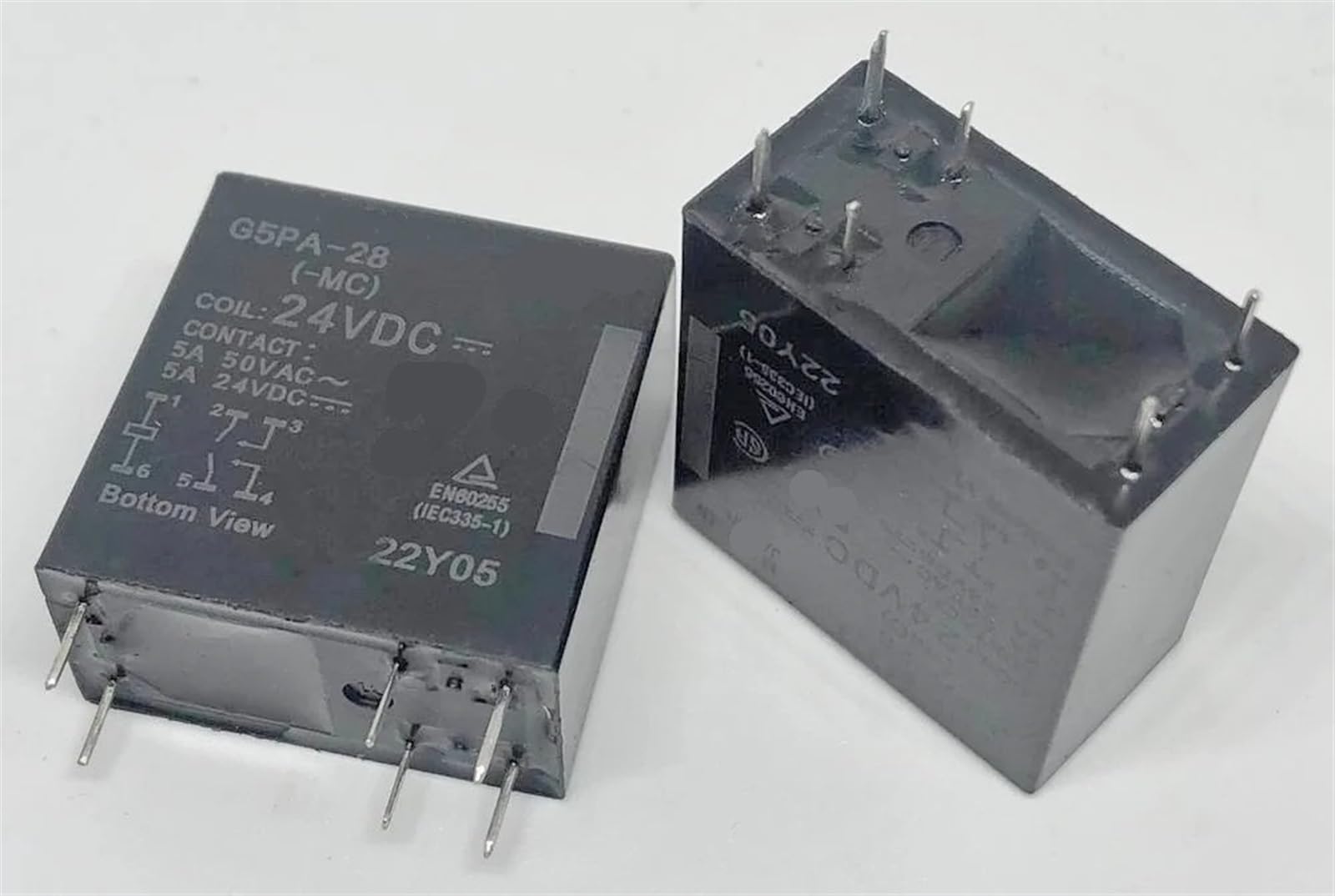 Relé G5PA-2 24VDC con alta capacidad de conmutación y 6 pines 3