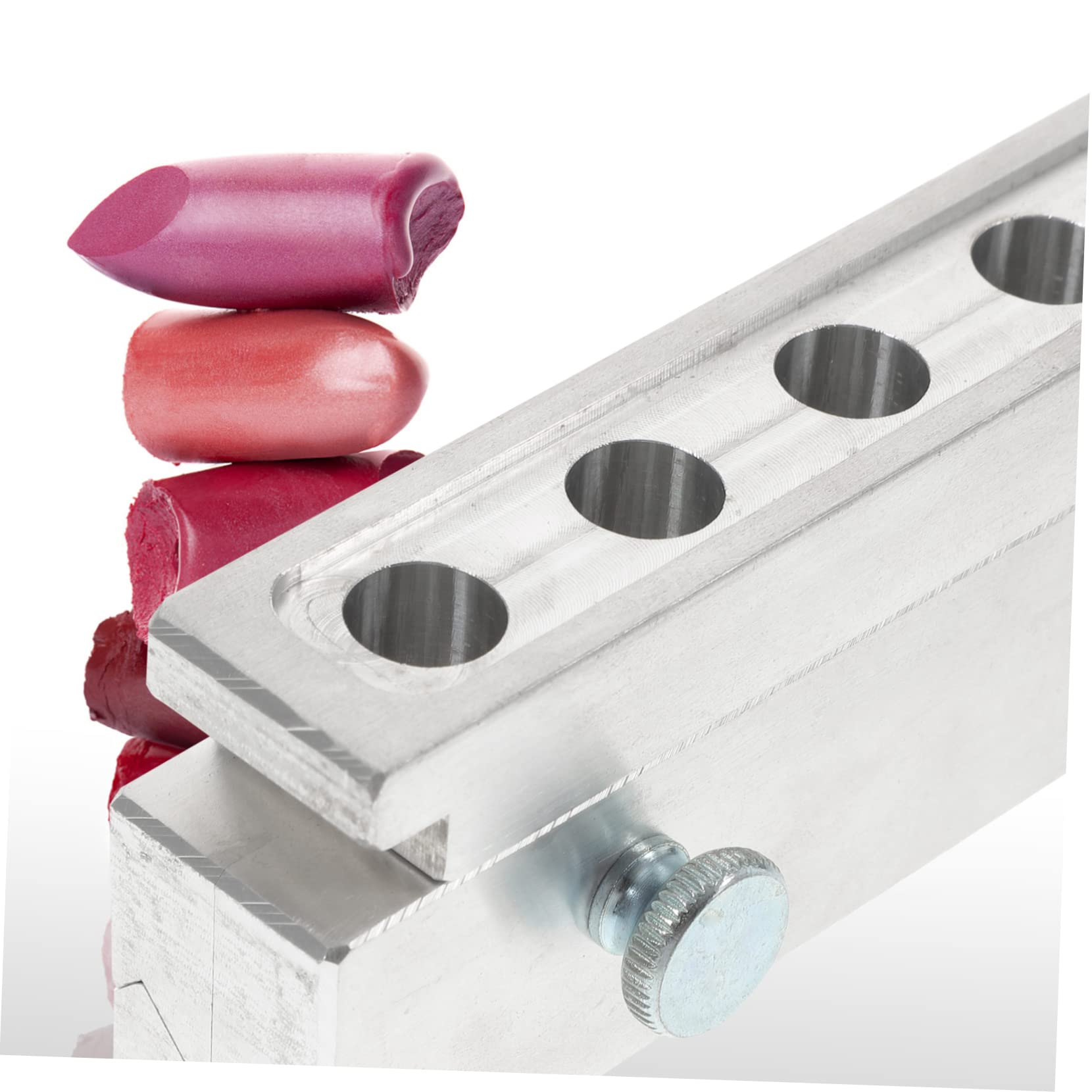 Molde de Aluminio para Lápiz Labial Cavidades Duradero para DIY Bálsamo Labial Accesorio para Maquillaje Manualidades