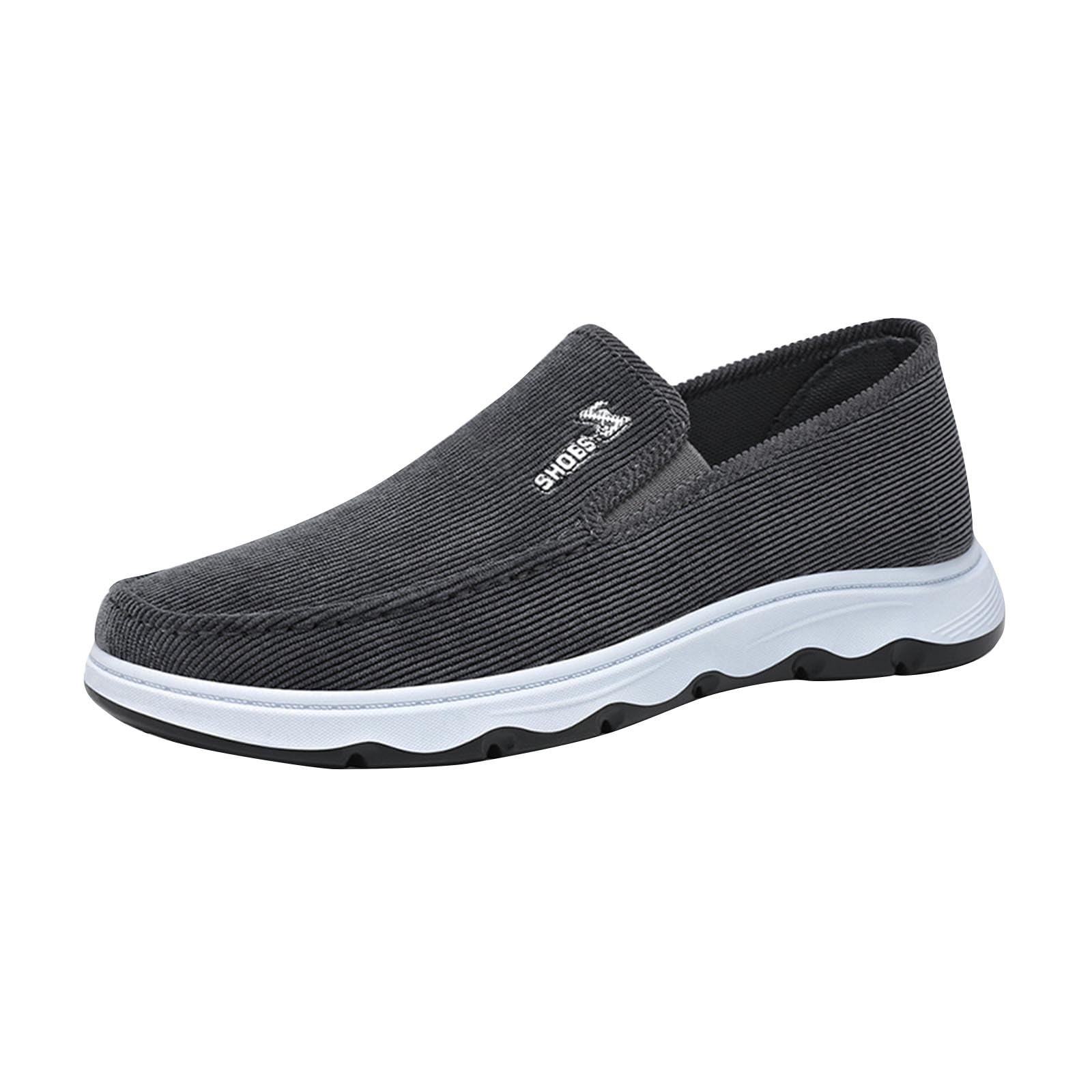 Mens Casual Slip on Walking Loafer Shoes -Mesh Tennis Work Sneakers Sports Gym Running Shoe Footwear