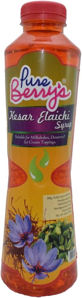 Pureberrys Kesar Elaichi Syrup (750 ml)