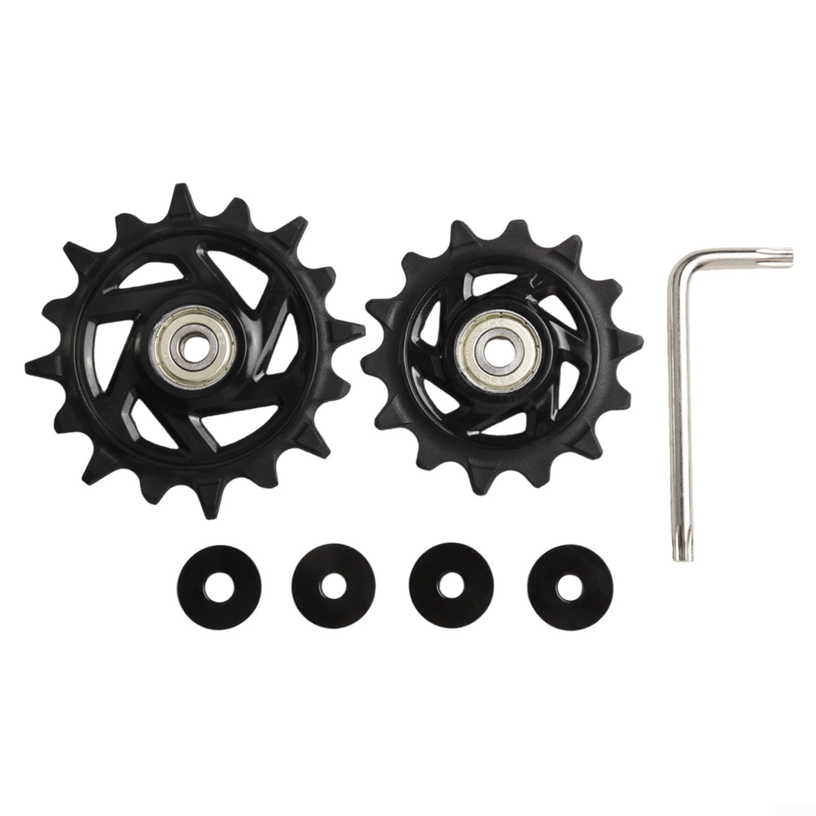 AIKEOU 14T 16T Pulley Pair for SRAM Rear Derailleurs in For GX For AXS For Eagle 12-Speed Mountain Bike Setups