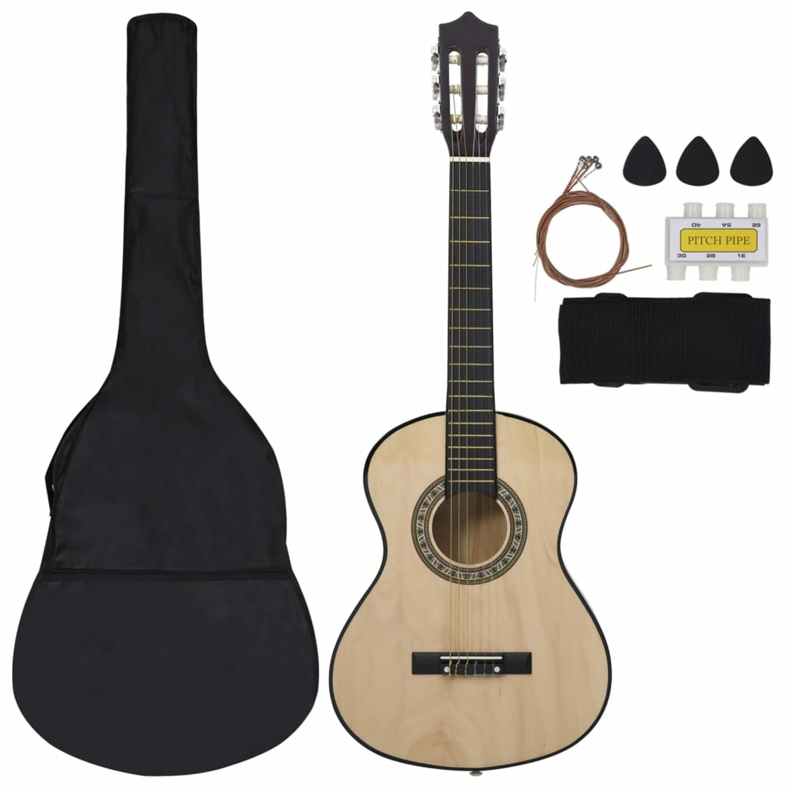 ZEYUAN Set Chitarra Classica per Bam bini e Principianti 8 pz 1/2 34",Arte e Svago,Hobby e Arti Creative,Strumenti Musicali,Strumenti a Corda,Chitarre-70123