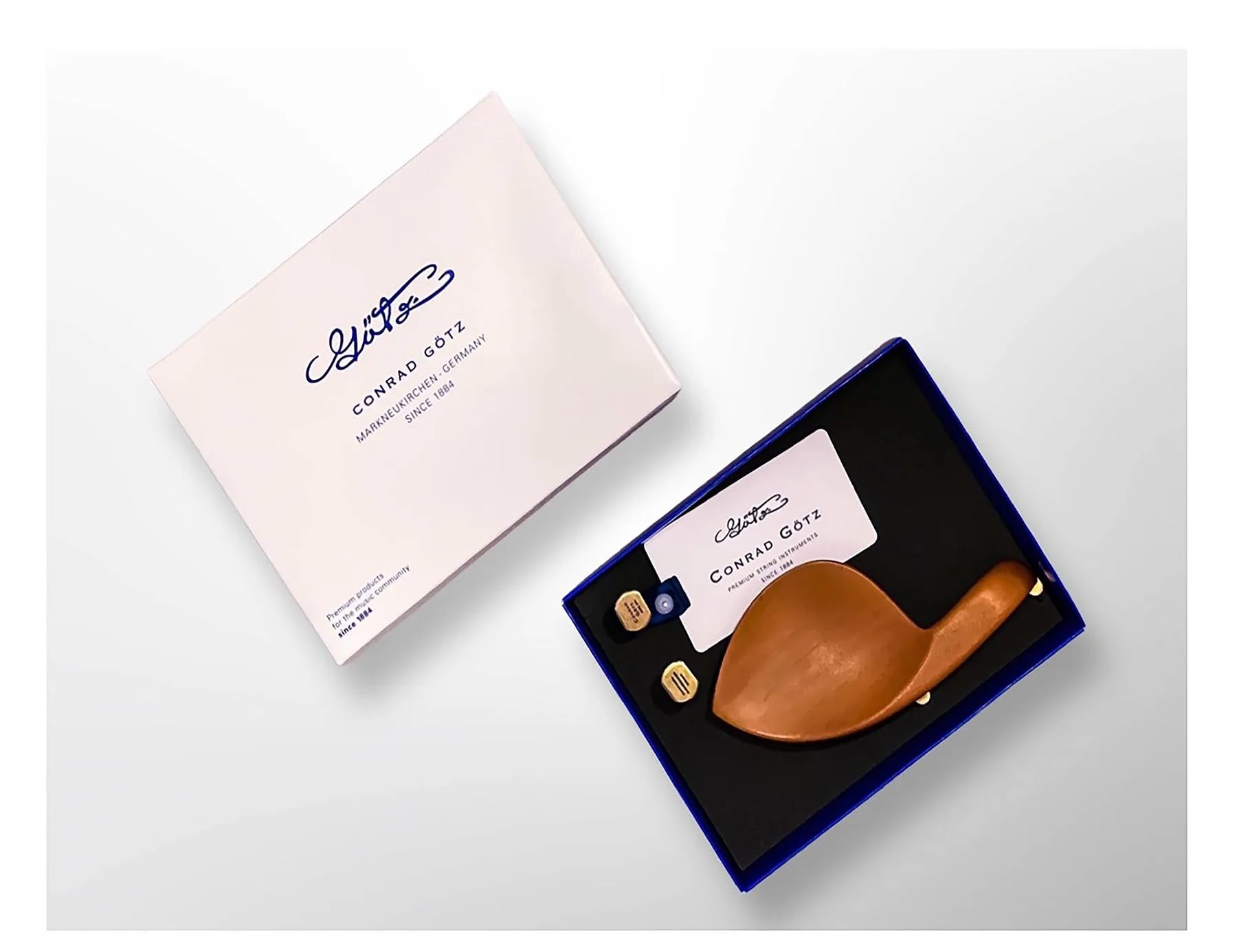Conrad Gotz ZK1597G mentoniera per violino Guarneri, bosso