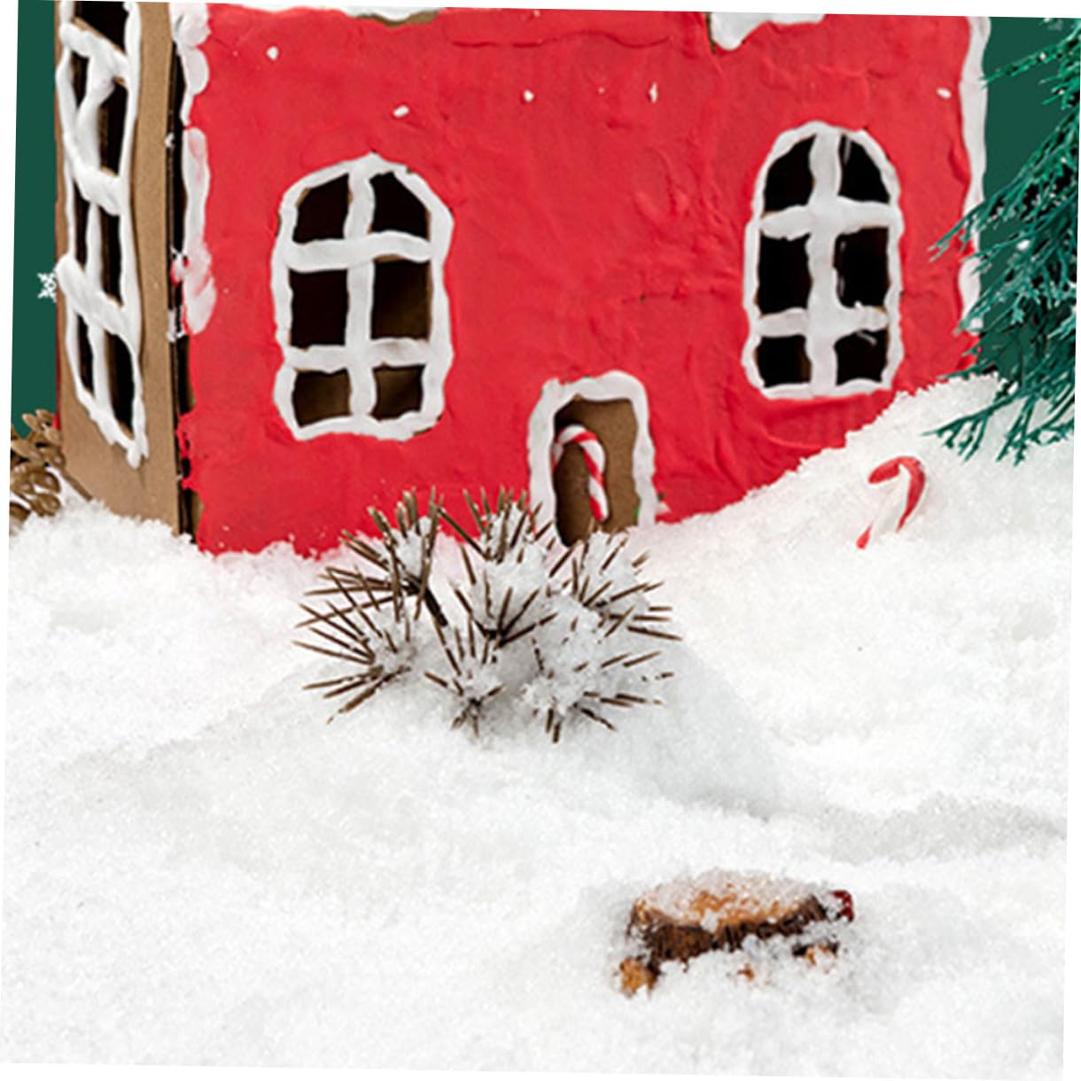 Zerodeko 3packungen Packung Mit Kunstschnee Für Weihnachtsdeko Für -projekte Kunsthandwerk Und Festliche Dekorationen Simulierter Für Winterliche