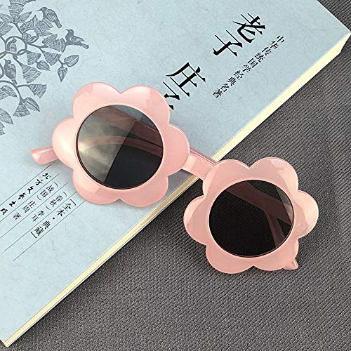 BULINGNA Fashion Toddler Kids Unisex Baby Flower Shaped Round Sunglasses Anti-UV Eyewear Glasses for Boys Girls 3-12T2