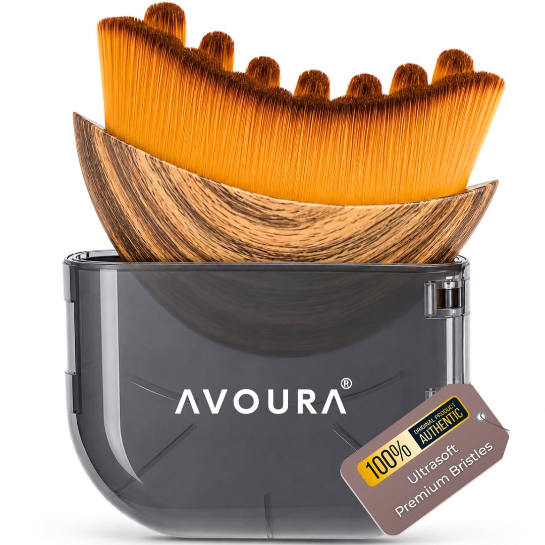 Premium Lymphatic Contour Face Brush | 360° Facial Sculpting for Puffy Face & Double Chin | Ultra Soft Facial Massage Brush | Massager & Gua Sha Brush for Face | Face Lifting & Lymphatic Drainage Tool with Travel Case-image-15