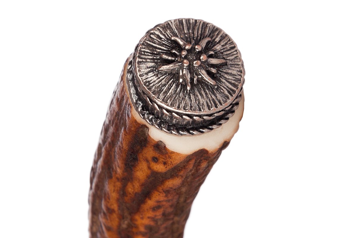 Flaschenöffner/Kapselheber in Hirschfänger-Optik - F002/EDELWEISS -