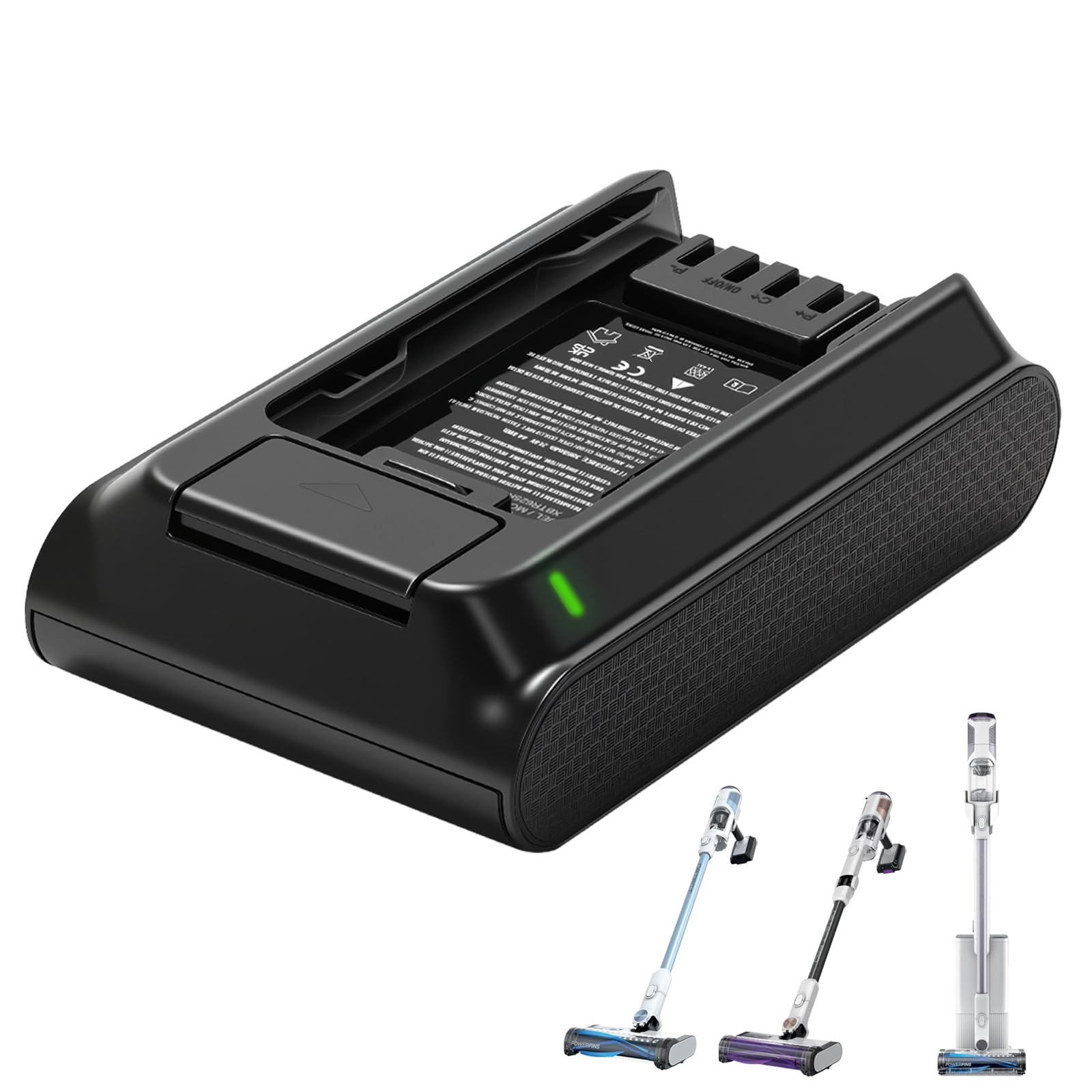 Upgreated Battery Replacement fit for XBTR625KSLN Models Compatible with Shark IW3511, IW3615, IW3110C, IW3111C, IW3120C, IW3511, BU3521, BU3523 Series Cordless Vacuum Cleaner