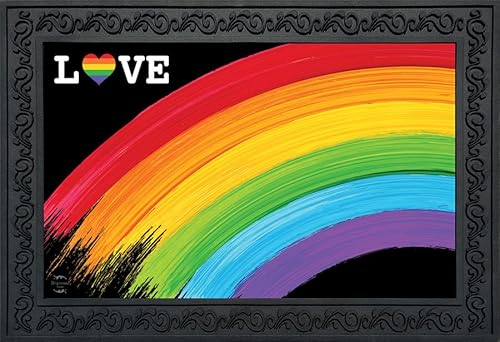 Briarwood Lane Rainbow Love Pride Doormat