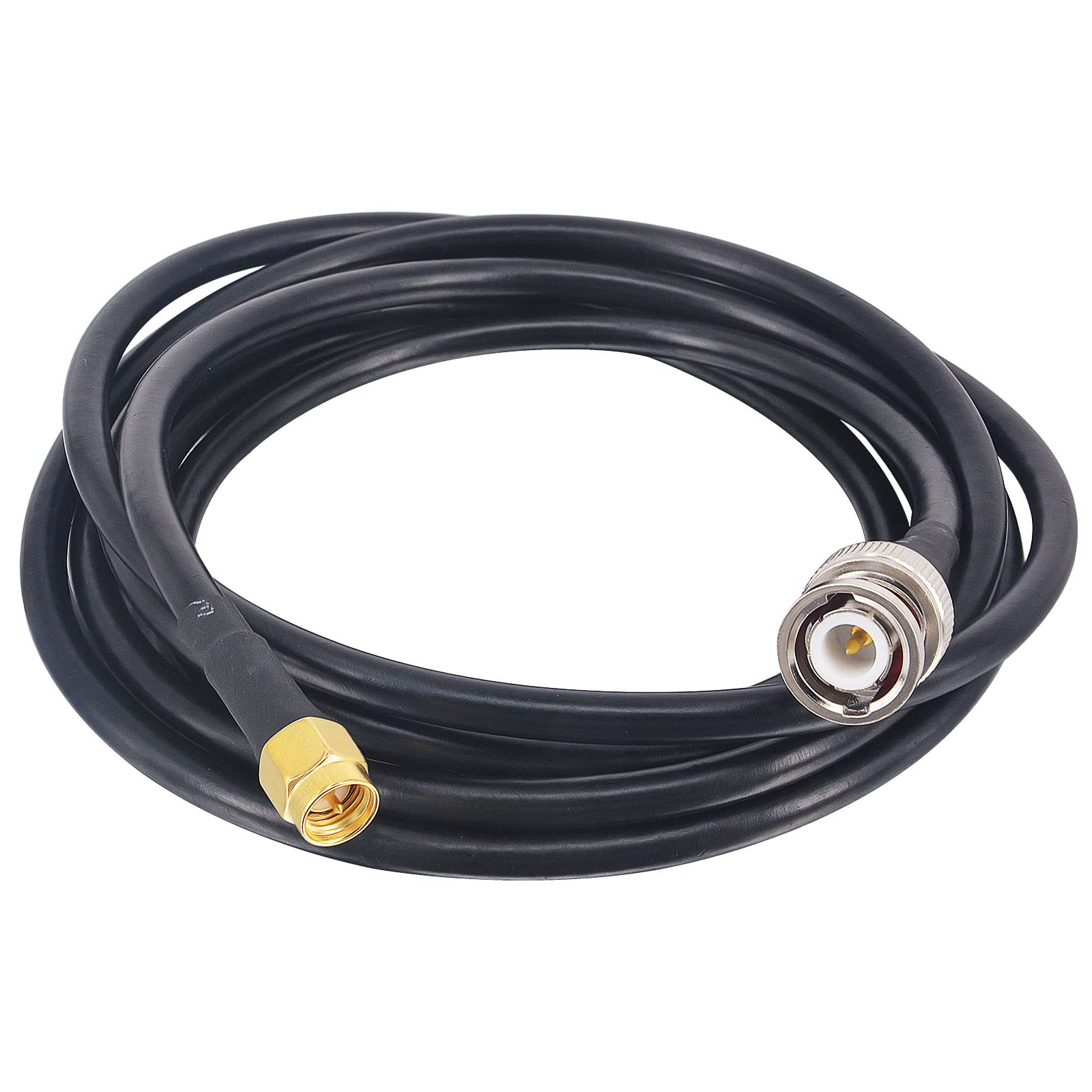 kabel SMA RG58 kabel koncentryczny BNC na wtyk SMA kabel koncentryczny BNC Low Loss kabel łączący 2 metry do anten, urządzeń WLAN, wtyk koncentryczny HF, kabel koncentryczny HF, WLAN, radiotelefon