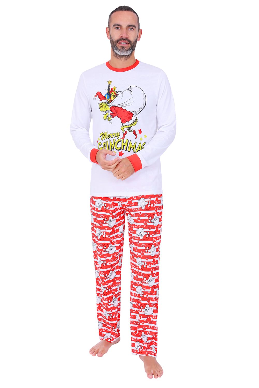The Grinch Grinchmas - Pijama largo familiar de Navidad a juego