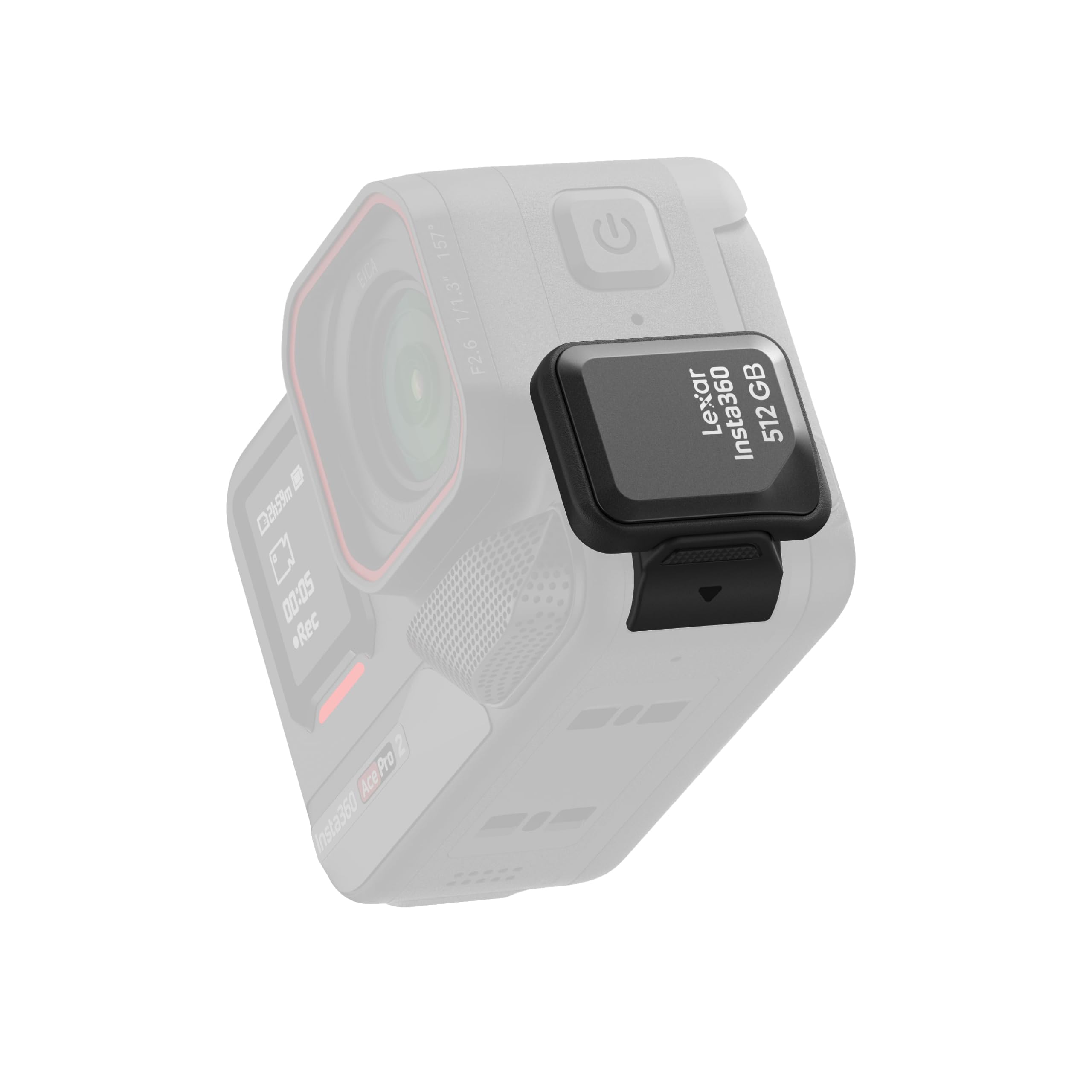 Insta360 SSD portatile Quick Reader 512 GB - Chiavetta USB-C esterna Ace Pro 2, X5, X4 Air, iPhone, Android e computer, sviluppata in collaborazione con Lexar per i creatori di contenuti