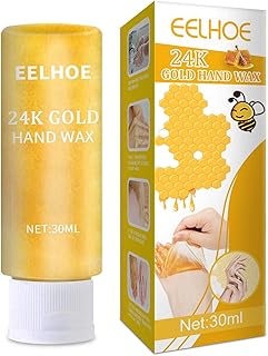 Máscaras Mãos Ouro 24K 30ml | Cera mão - Esfoliante Hidratante Nutrir Clareamento Ferramenta Cuidados para as Mãos, Reparar a Pele das Mãos Rachadas Danificadas para Littryee