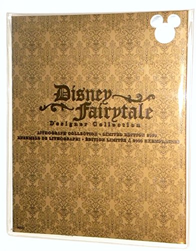 D23 Disney Fairytale Designer Collection Lithograph Collection LE of 2000