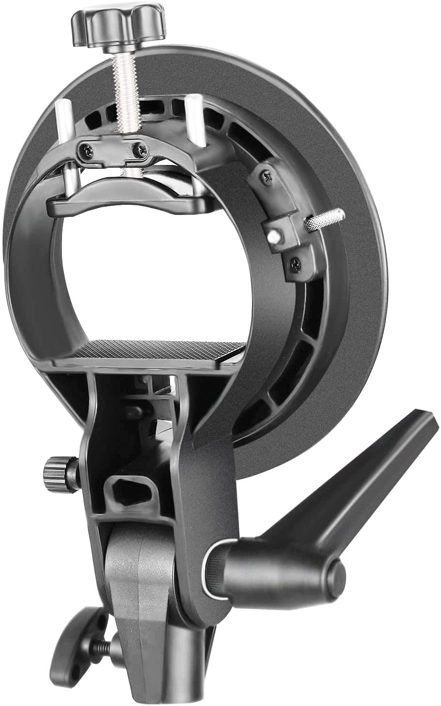 Boosty® S-Type Bracket Elinchrom S Mount Holder for Speedlite Flash Snoot Softbox Camera Flash Holder Flash Bracket Holder Mount (S-Bracket)-picture-27
