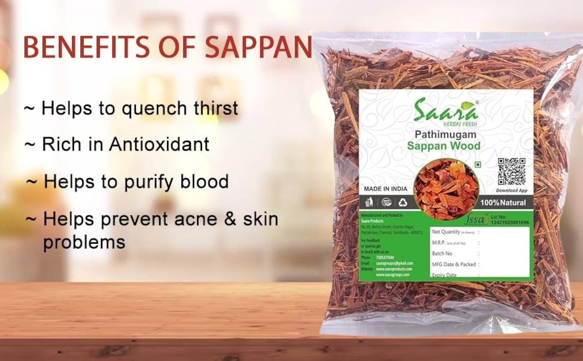 Pathimugam Small Pieces - Natural Blood Purifier (750g)