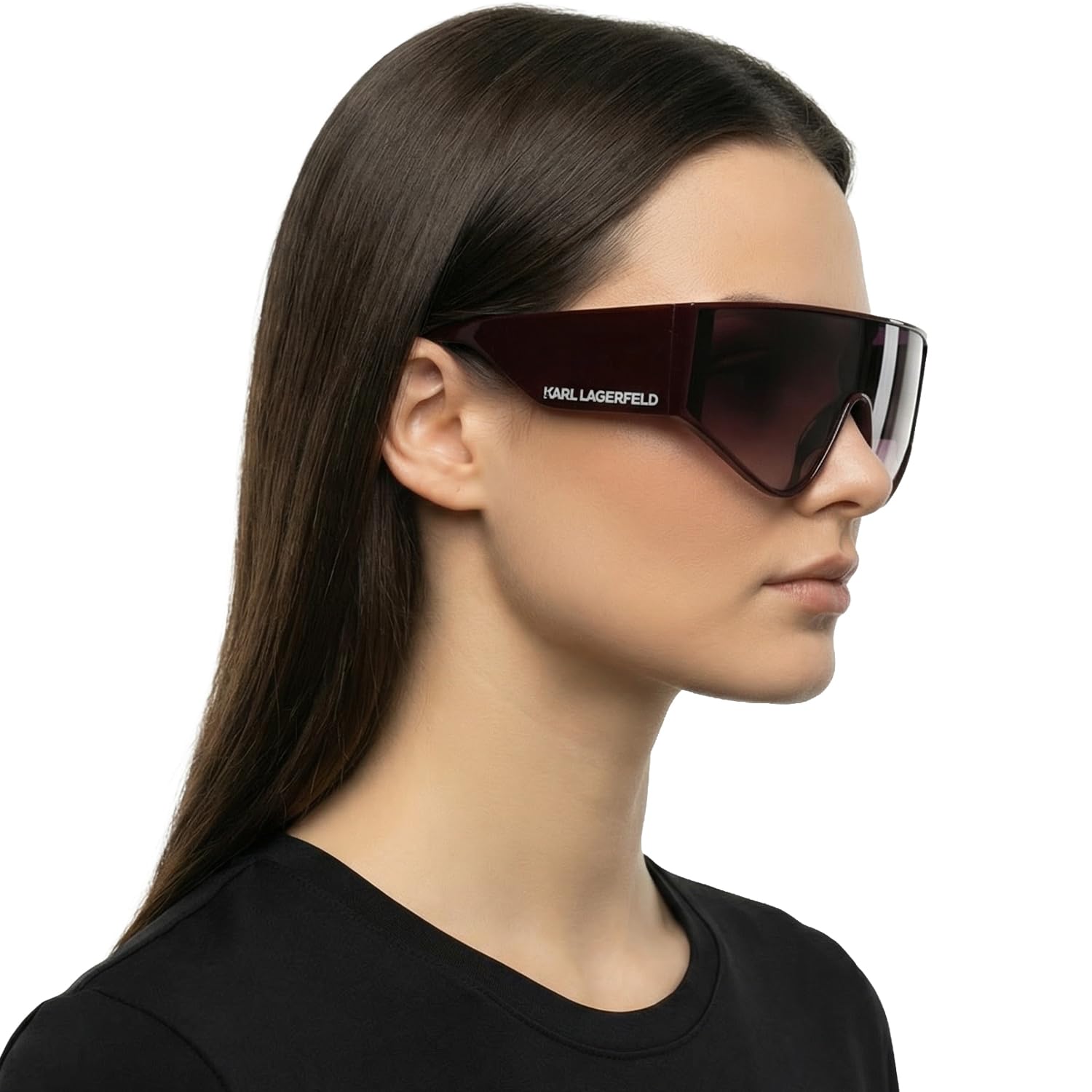 KARL LAGERFELD Damen-Sonnenbrille im Maskenstil aus Acetat KL6209S