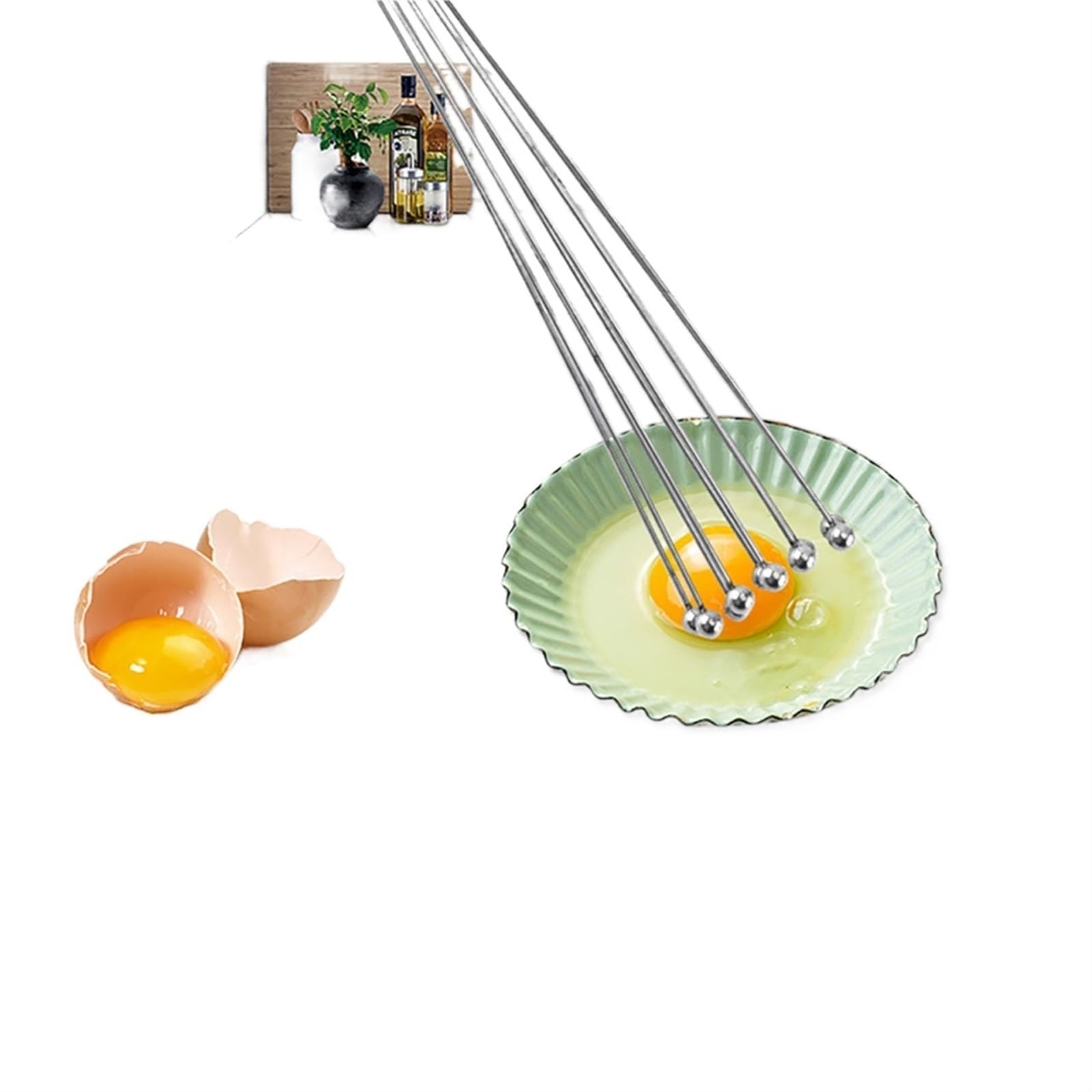Trzepaczka do jajek trzepaczka ze stali nierdzewnej drut trzepaczka do jajek trzepaczka kuchenna trzepaczka do gotowania mieszania ubijanie jajek mikser narzędzie do pieczenia kuchnia