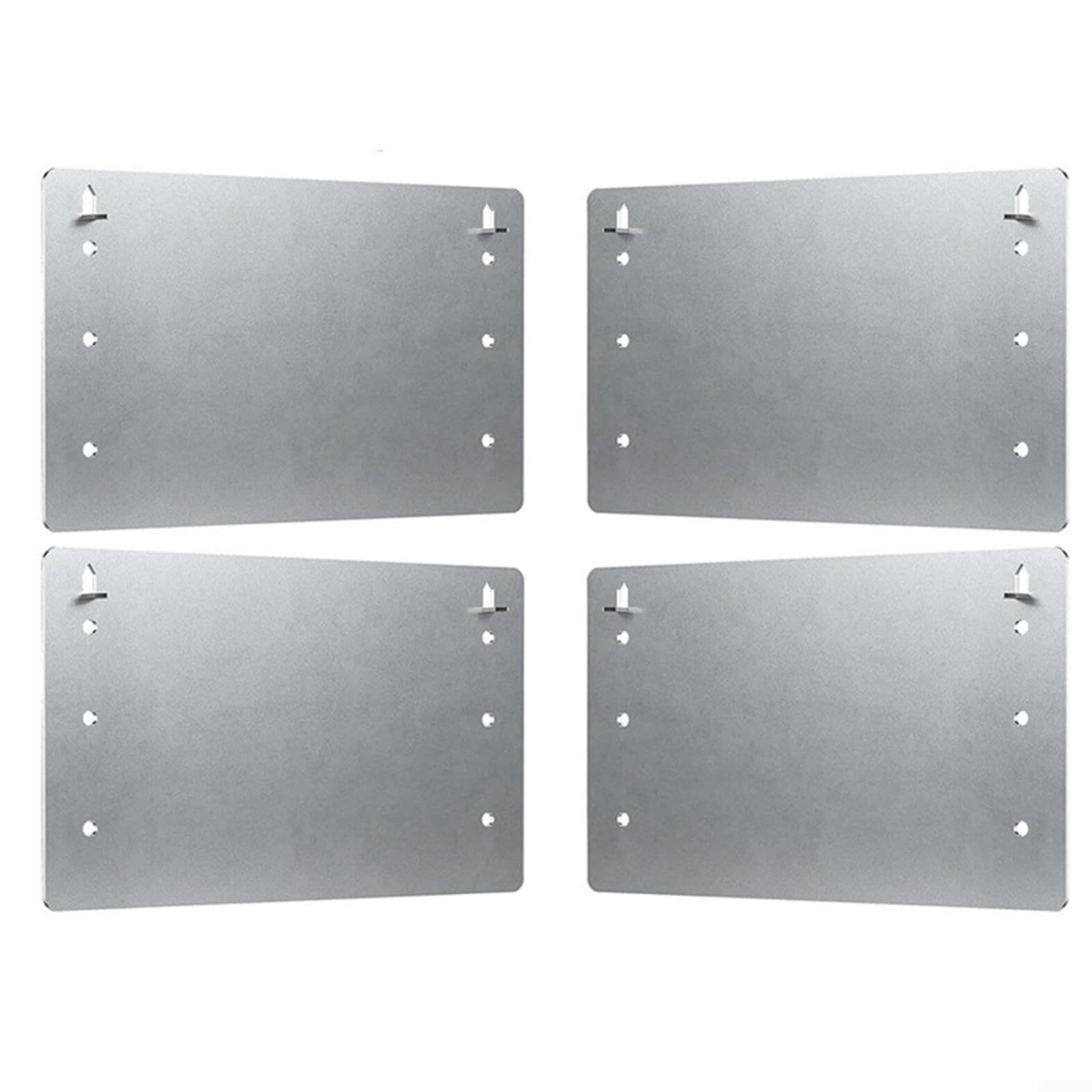 Plaque de protection de fil acier galvanisé durable 12,7x20,3 cm