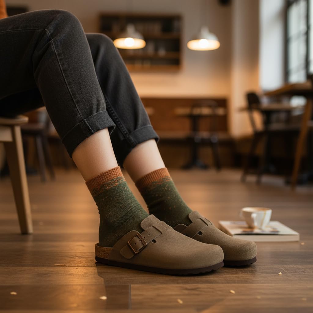 CUSHIONAIRE Hana - Genuine Leather Suede Classic Clog Womens Shoes - Slip On Mule Comfortable Shoes for Women - Image 8