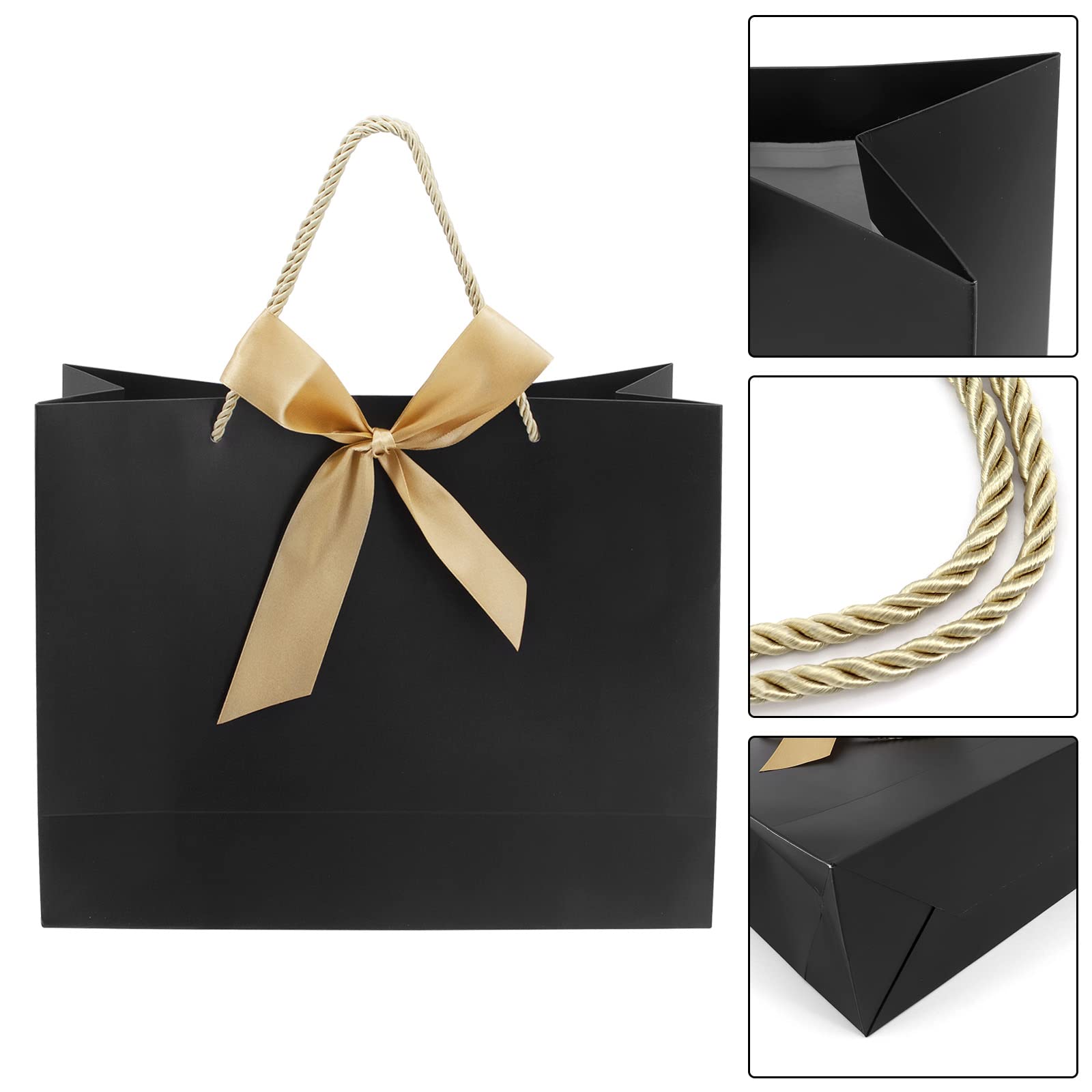 TOMNK Bolsas De Regalo/regalo A Granel, 10 Colores, Bolsas De Recuerdo De Fiesta Con Asas Para