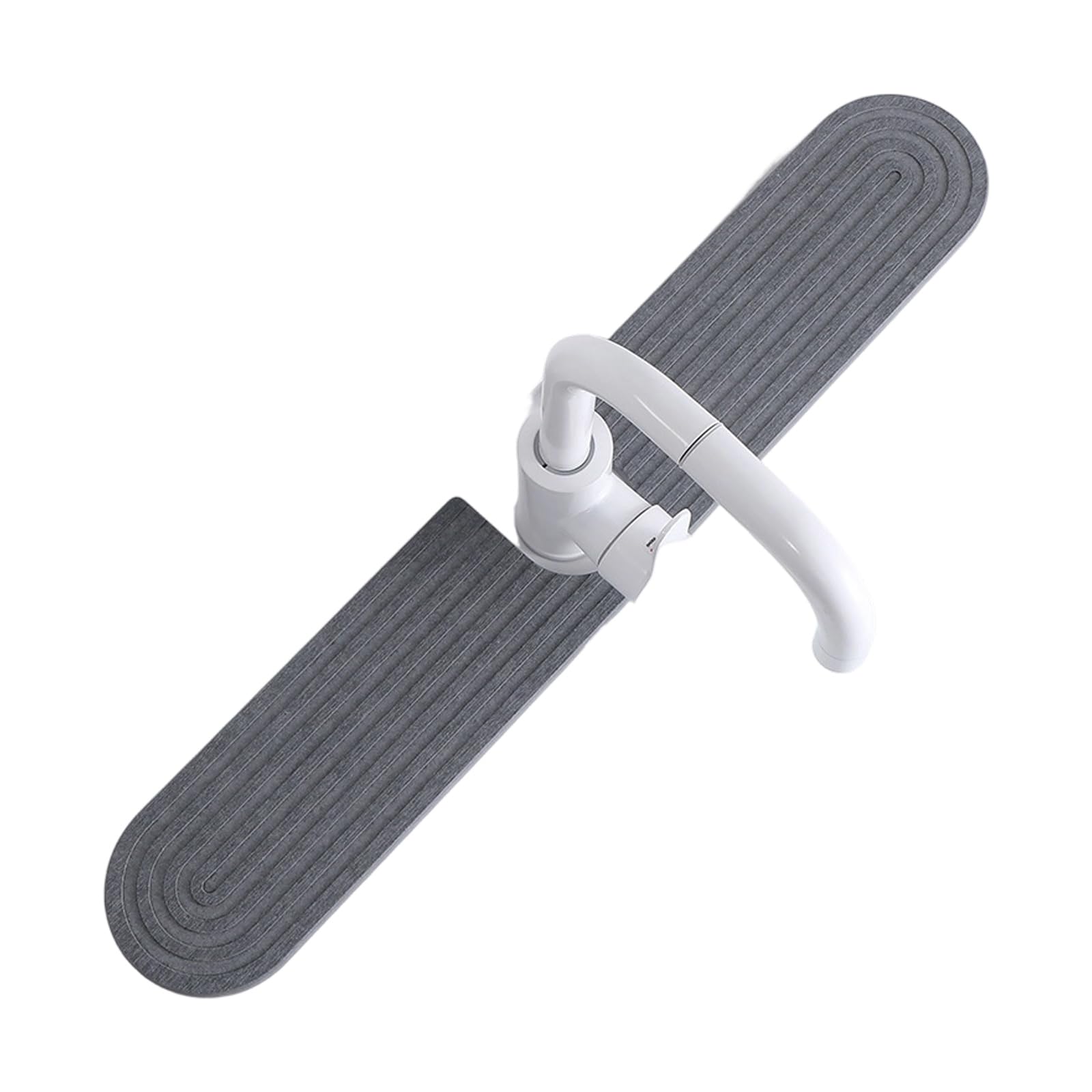 Limtula Sink Drain Mat for Kitchen, Bathroom Sink Splash Guards Mat Diatomite Faucet Handle Dripping Drain Tray Soap Holder Splash Guard for Soap