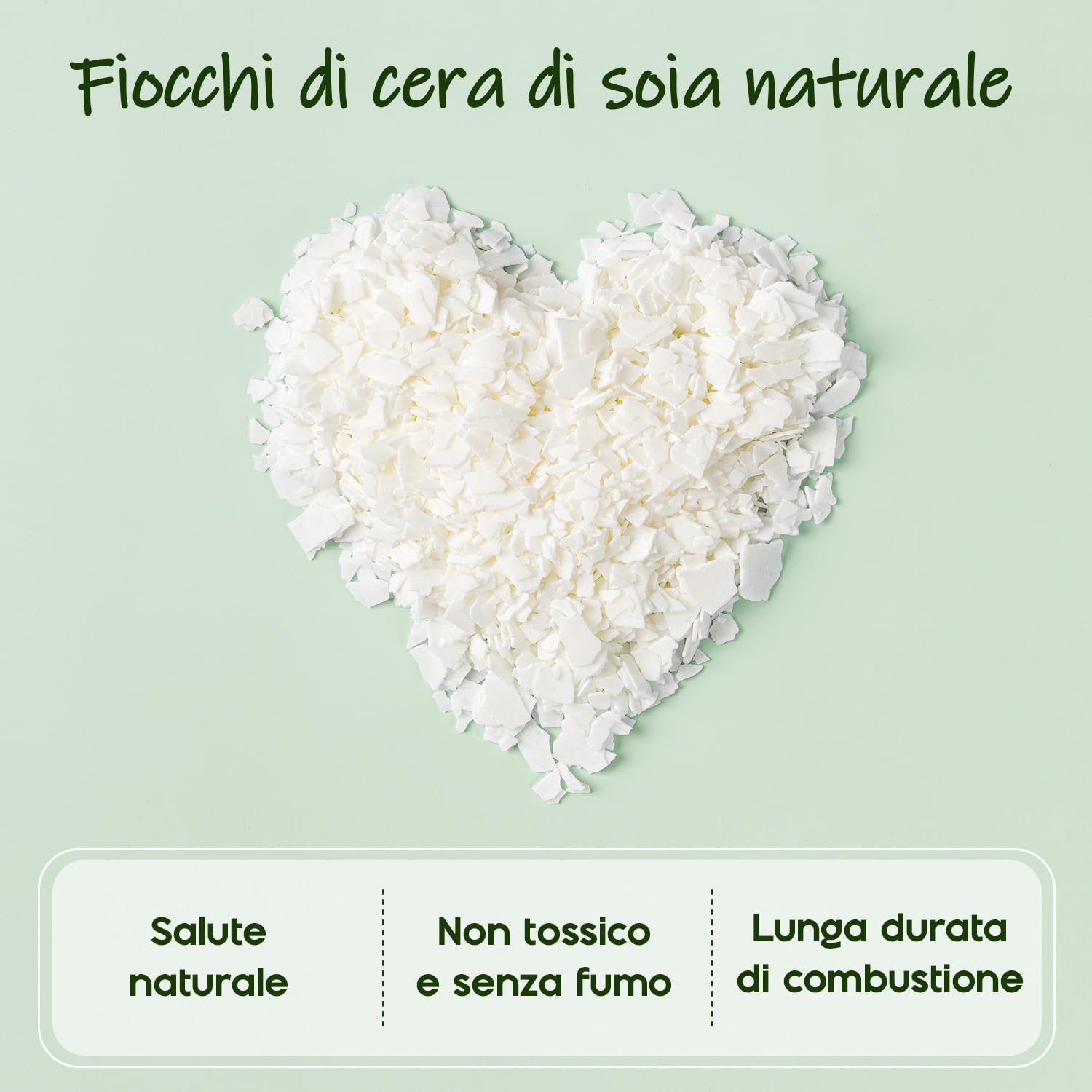 UNOTENA Cera di Soia per Candele, Cera per Candele 226g/9kg/18kg, Cera per Candele da Colare, 100% Cera di Soia Biologica Naturale per Candele[ 4.5KG ]
