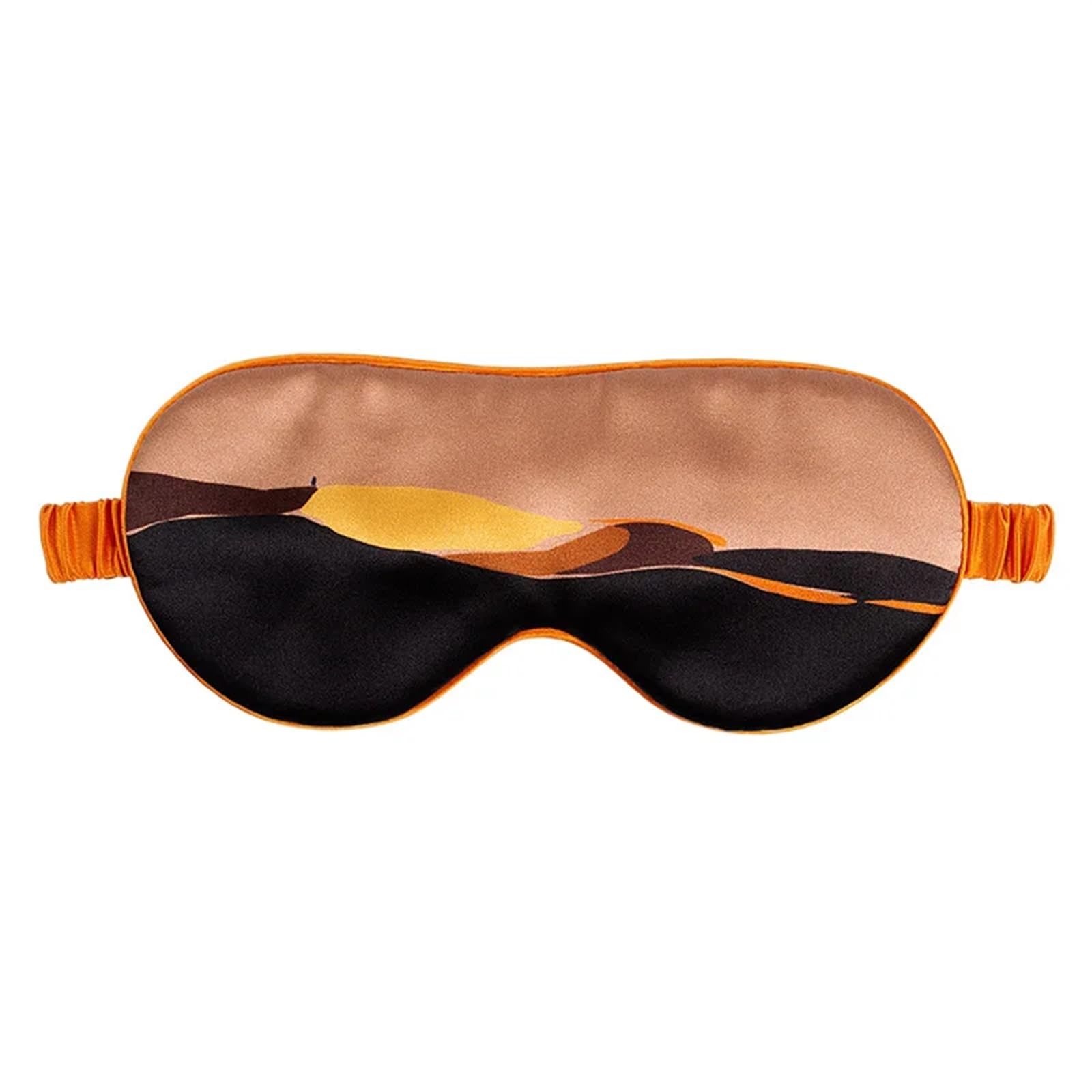 Schlafmaske Schlafmaske aus Seide, weiche Maskenabdeckung, Augenmaske for Schlafen, verstellbare Schlaf-Augenbinde for Frauen und Männer, for Zuhause, Reisen, Nachtschläfchen(Color1)