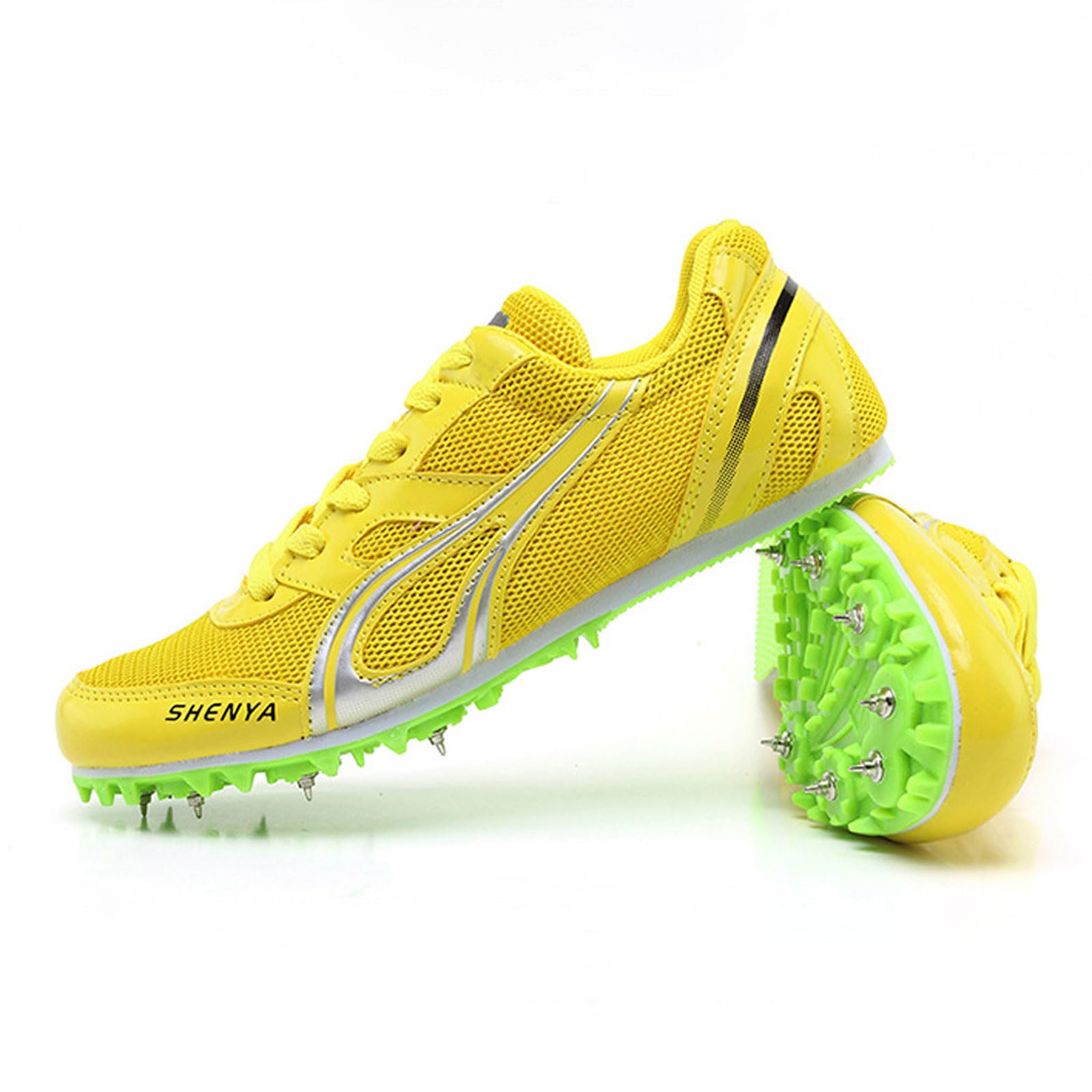 Zapatillas Correr Ligeras y Antideslizantes,Clavos De Running,Zapatillas Unisex Correr Profesionales,Zapatillas Clavos Atletismo,Ligero,Zapatos con Clavos,para Velocidad Running
