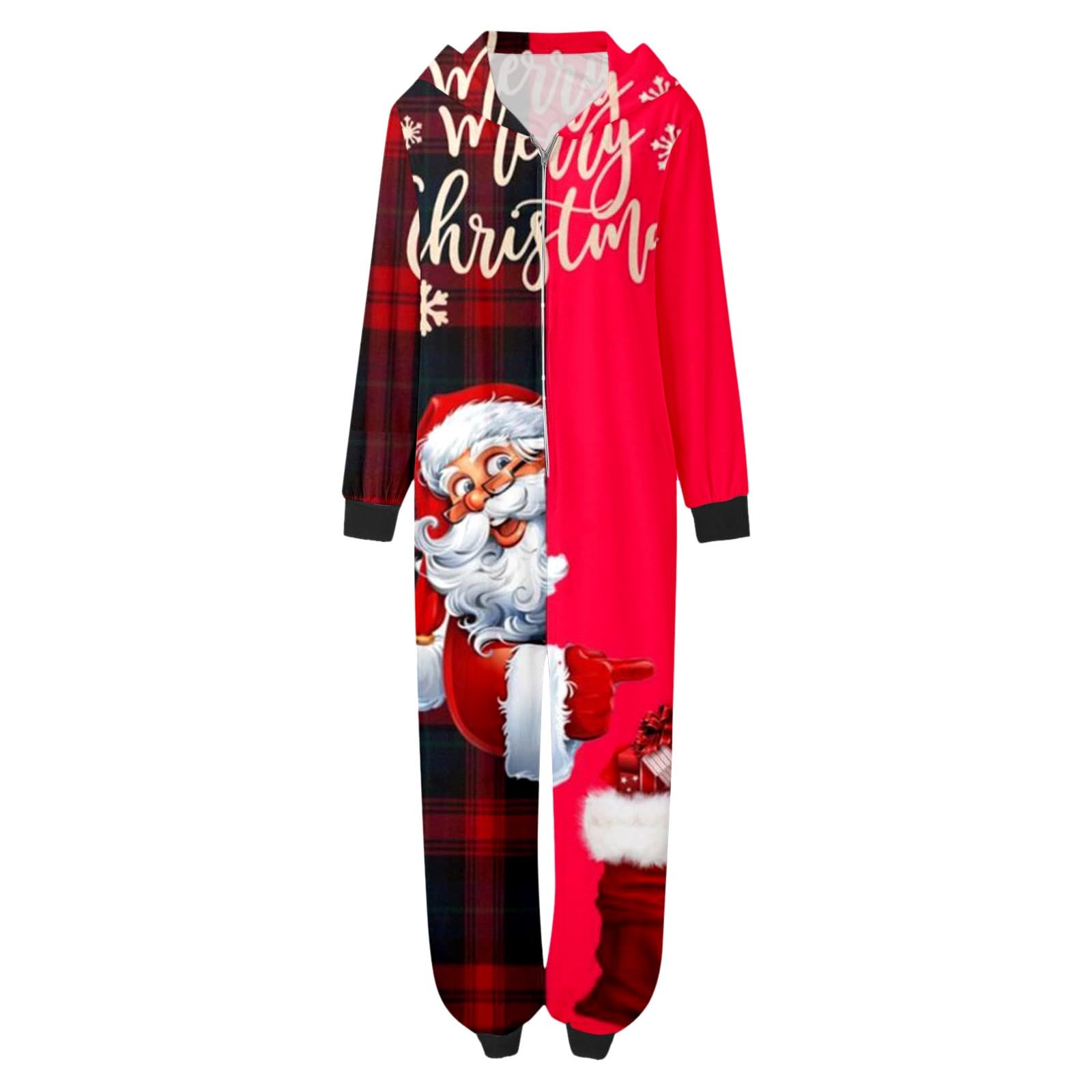 DOUUCO Familie Bijpassende Kerst Pyjama Set Rendier Pyjama Set Kerst Geruite Nachtkleding Huiskleding voor Heren Dames Volwassenen Kinderen