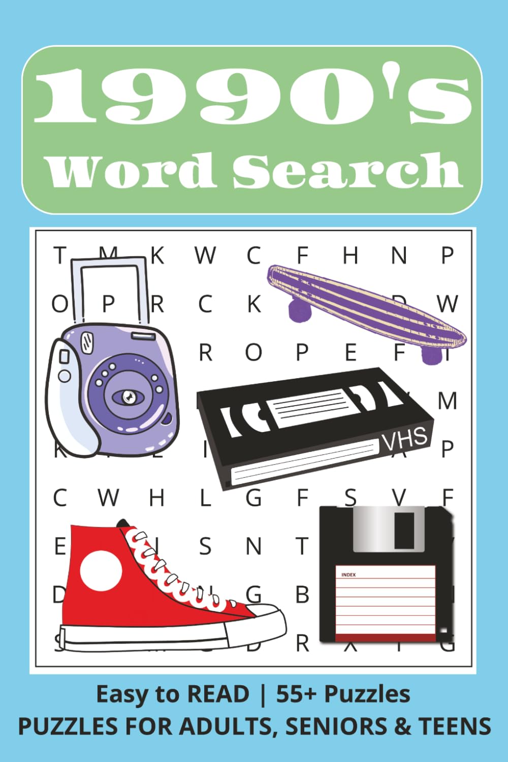 1990s Word Search: A Nostalgic Puzzle Book Packed with 1990s Fun (Decades of Nostalgia)
