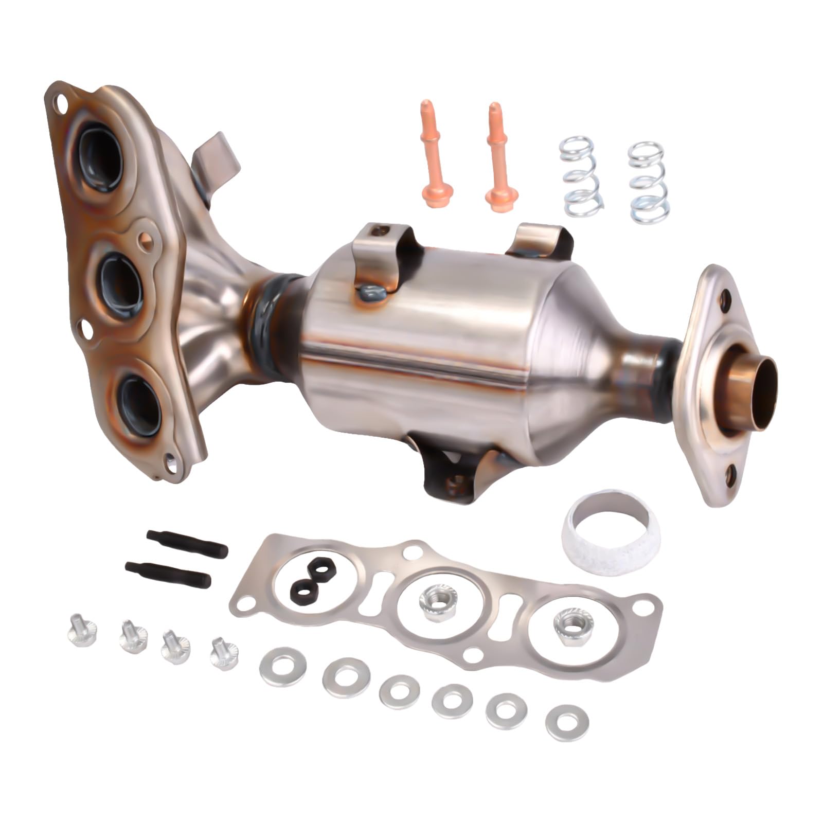 Catalyseur Flydida avec kit de montage et jeu de joints pour C1 (PM_, PN_) 107 (PM_, PN_) AYGO (_B1_) 2005-2014 Accessoires auto 0342L5 0342K0 0342K3 0342K8 0342L3 1609158080 171400Q010