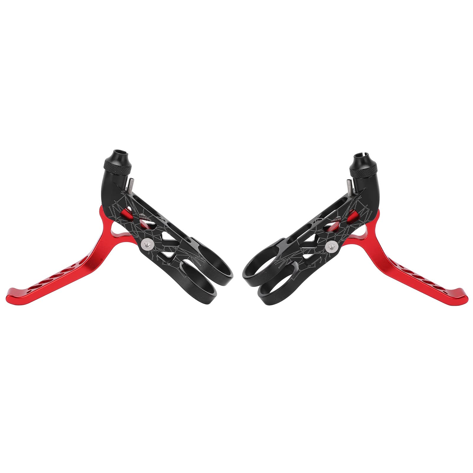 Kadimendium Fahrrad-Bremshebel, Fahrradbremse, leicht, stabil, 22,2 mm Öffnung, Aluminiumlegierung für 3sixty Mountainbike (rot)