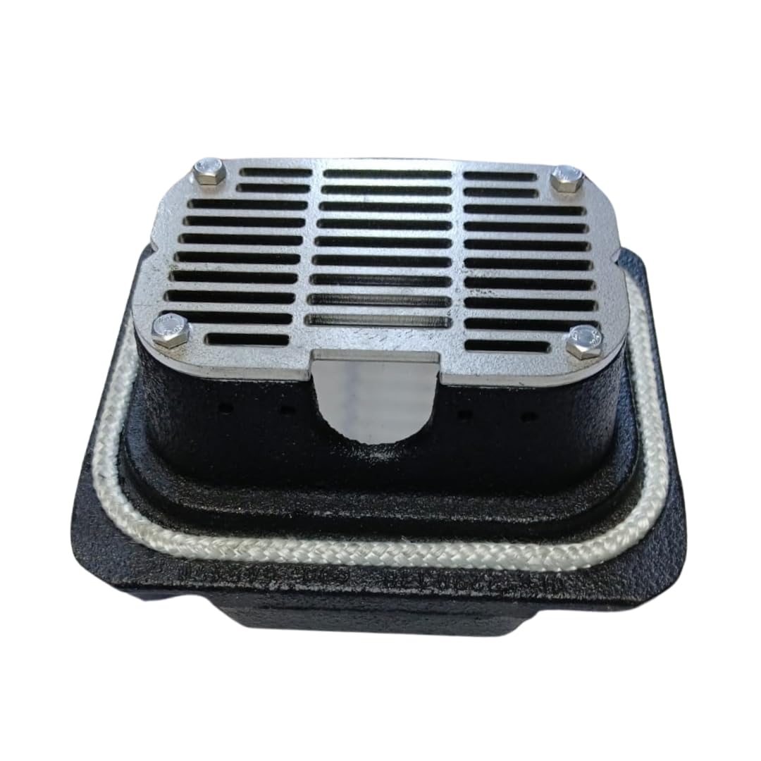 Braciere Crogiolo ORIGINALE Edilkamin Cod. R654240 Completo di Treccia e Griglia Per Stufe Alpen, Adria, Basic, Esprit, Fuji, Magic, Prestige Ricambio Ufficiale