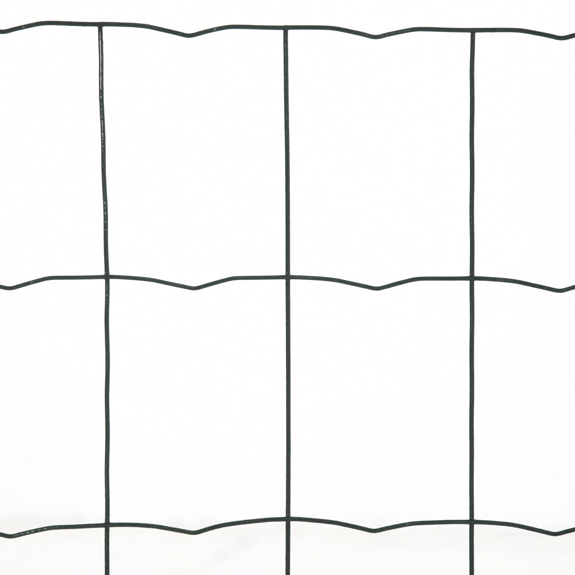 PawHut Rolka siatki dla kur 0,6M x 10M króliki drób ogrodzenie | Stal powlekana PVC, siatka ogrodzeniowa