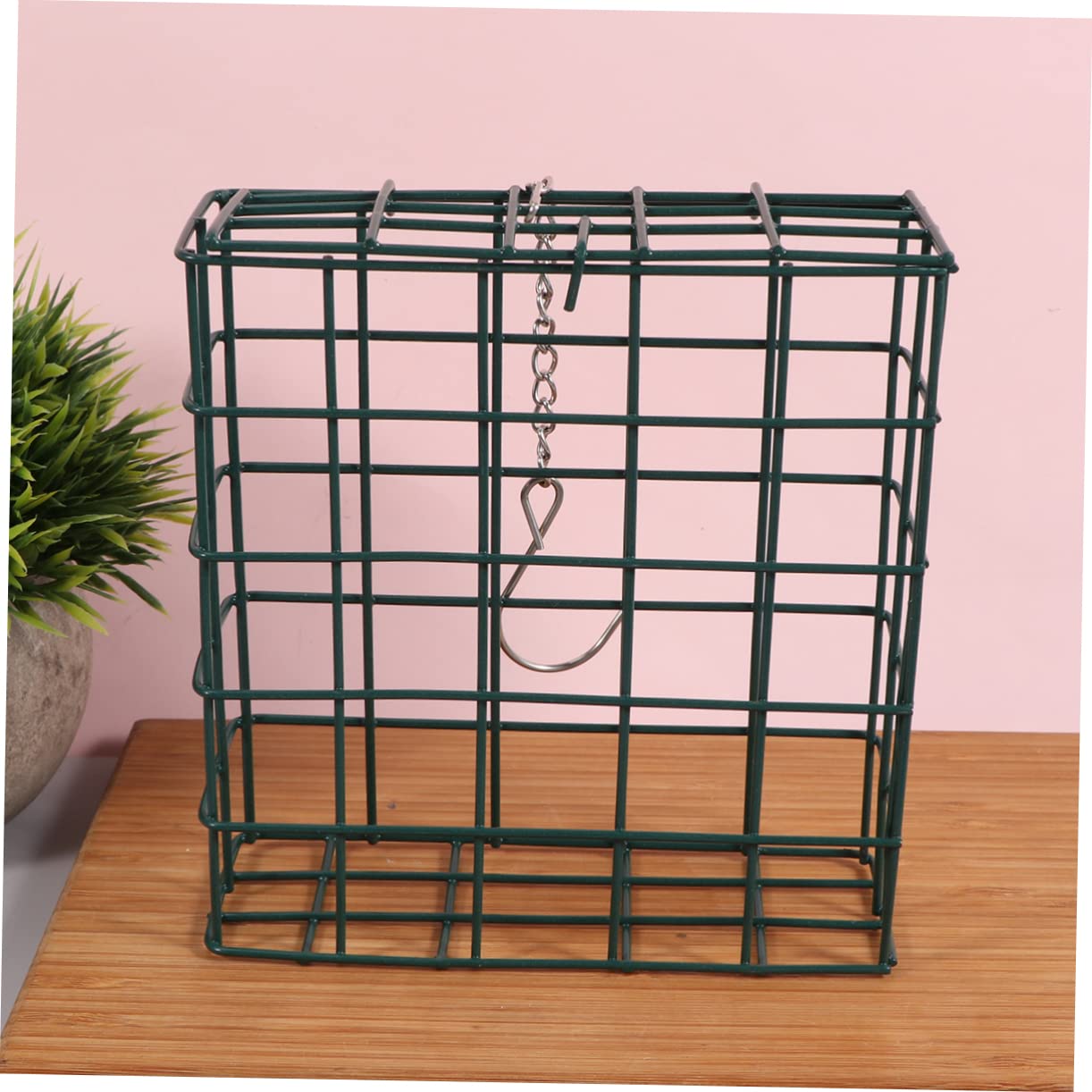SUPVOX 4piezas Comedero para Pájaros Diseño Cuadrado para Jardines y Balcones Alimentador Práctico y Decorativo para Atraer Aves Casa